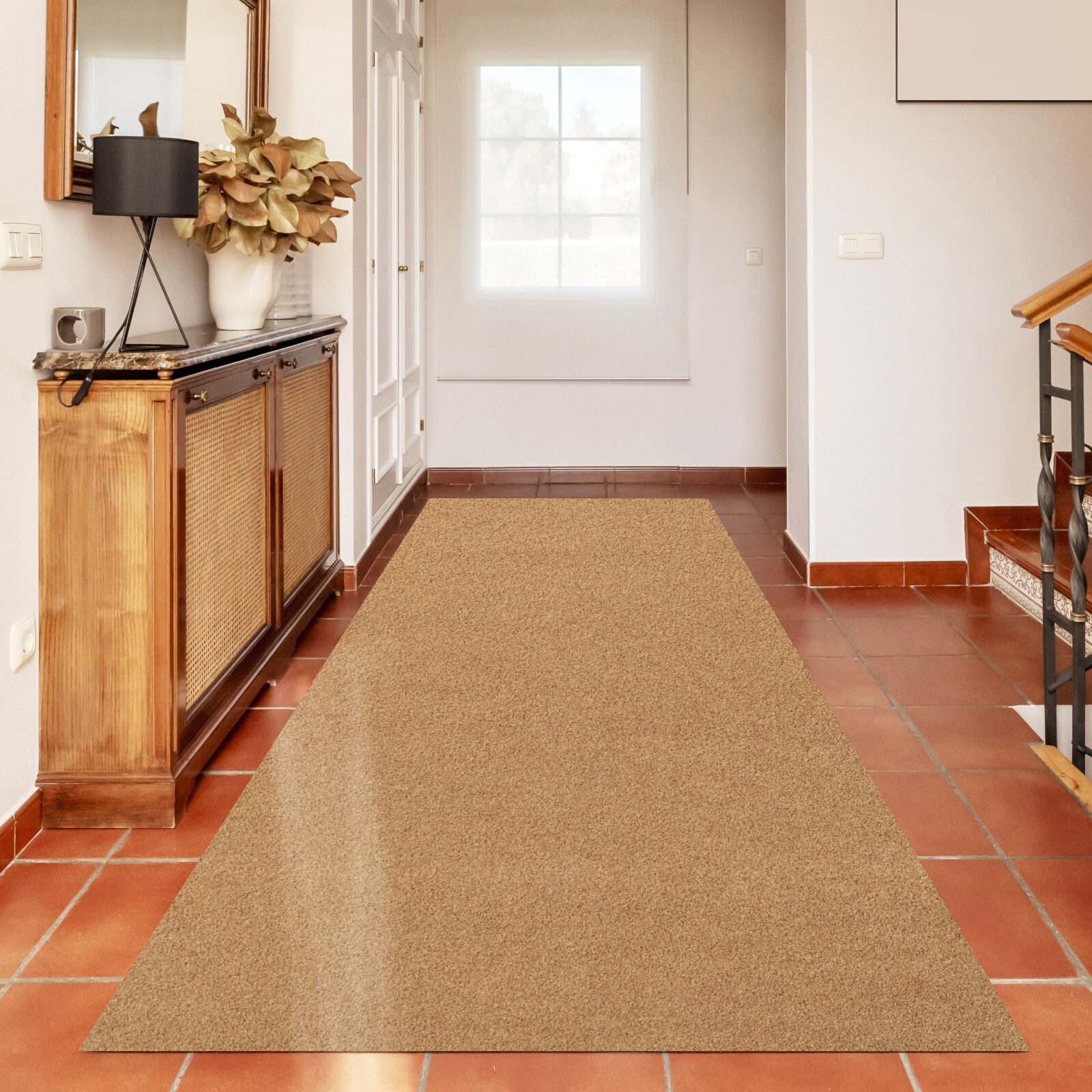 Runner Rug 2 x 6, 3 x 10 ft Hallway Non Slip Rubber Rugs for Kitchen Carpet