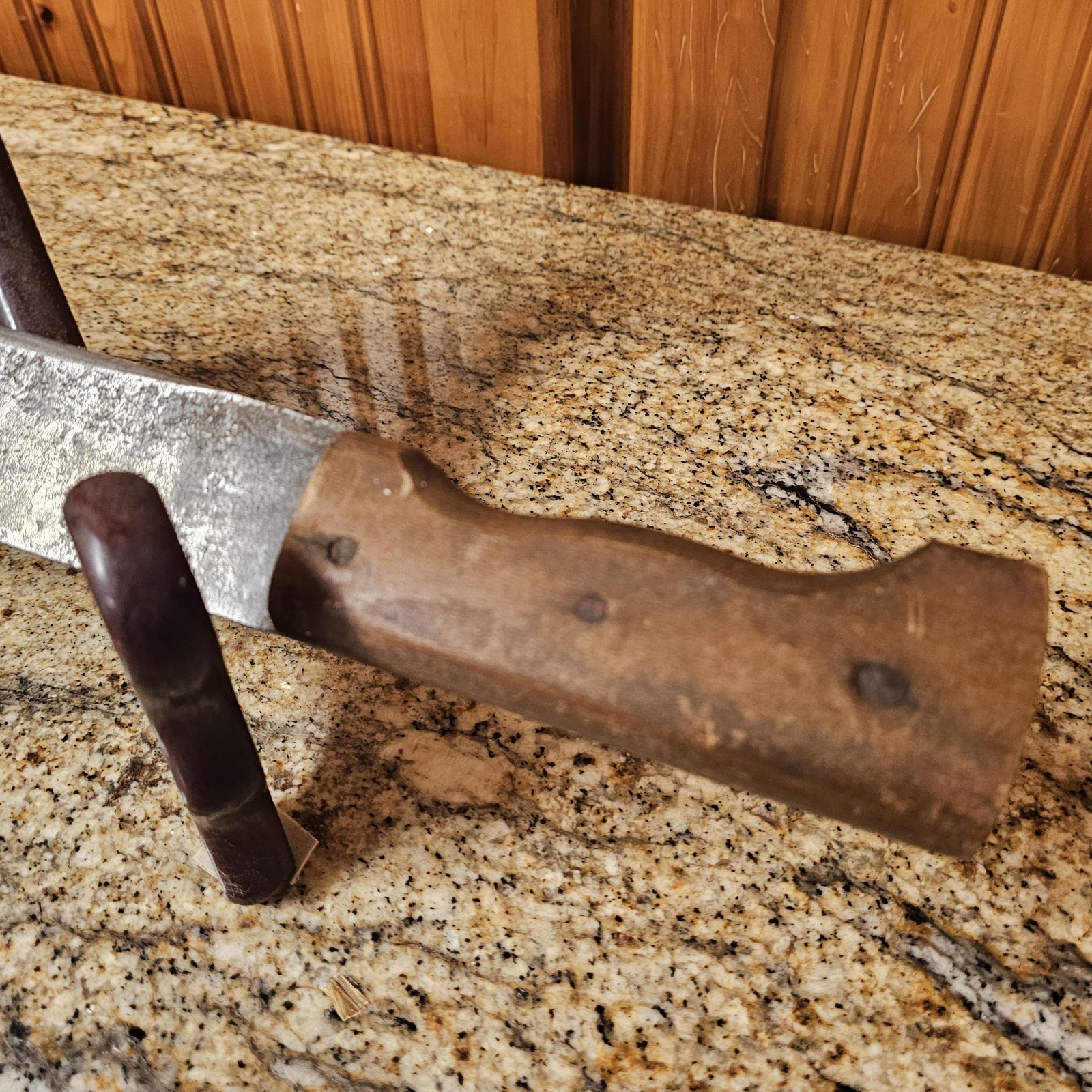 Vintage Collins & Co. Legitimus No 13 Large Knife With Sheath USA