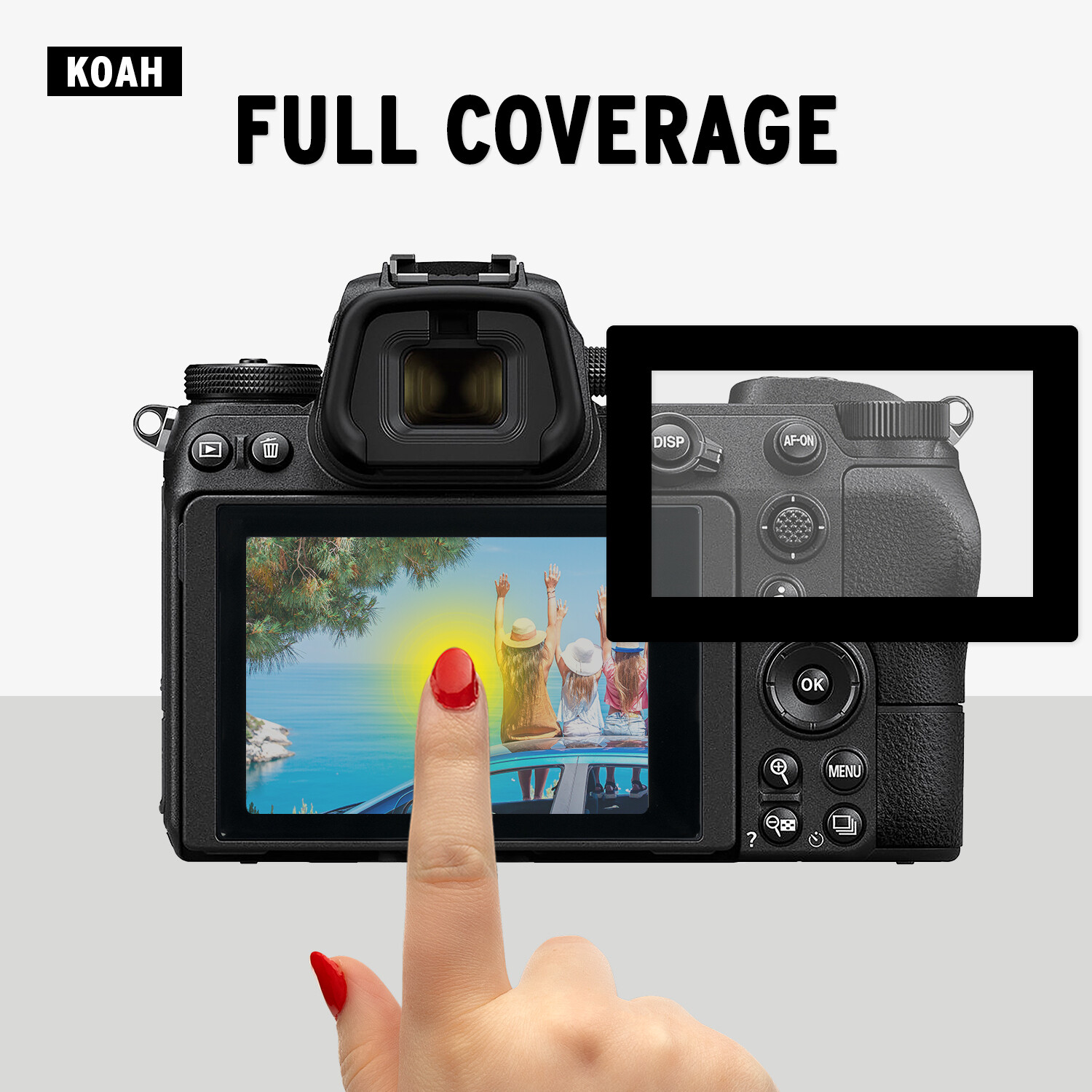 Koah LCD Ultra Armor Screen Protector for Nikon Z5, Z6, Z7 & Panasonic S1 Serie