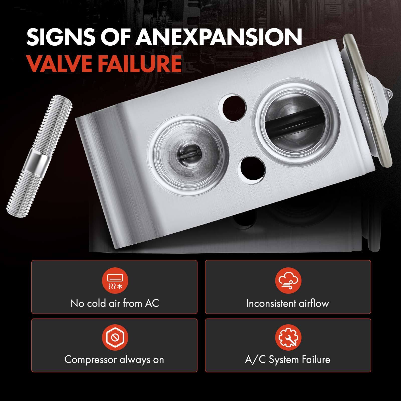 AC Compressor & Expansion Valve Kit for Hyundai Sonata 2011-2014 Kia Optima 2011