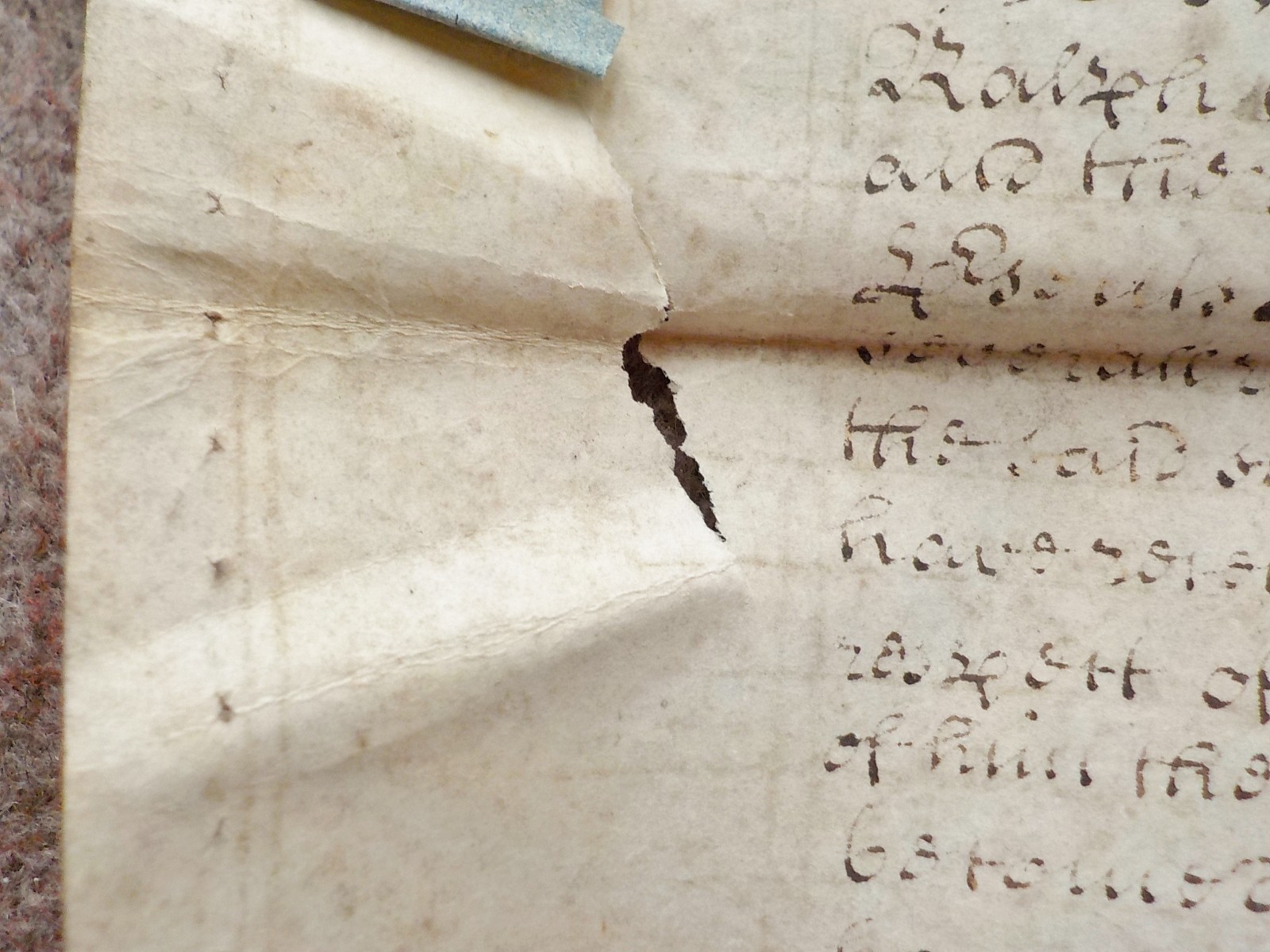 1709 London Covent Garden Drury Lane Vellum Deed Indenture + extra Document