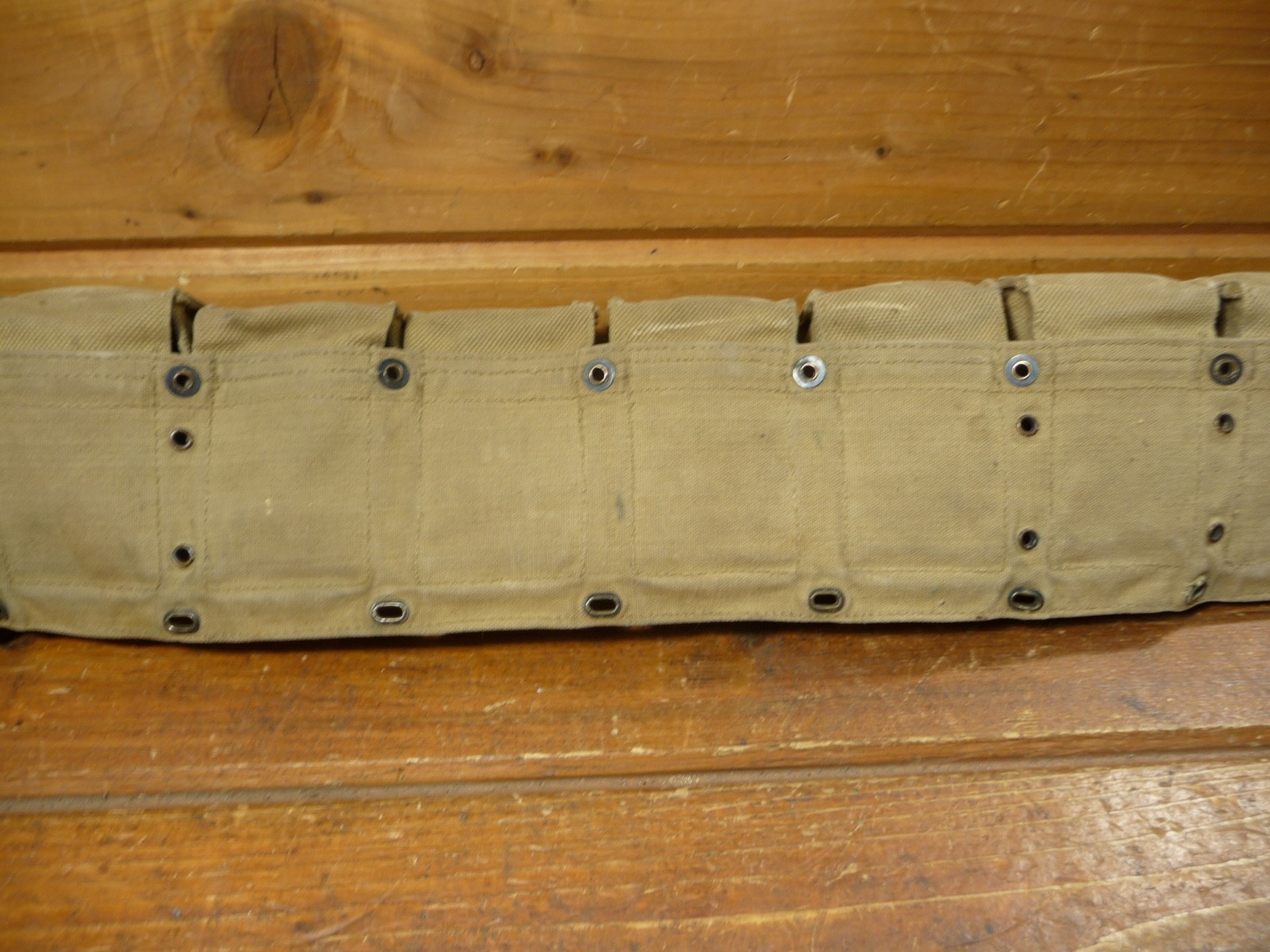 Vintage WWI US M1910 MEDICAL BELT, 10 POCKET, MILLS 1917 PATENT