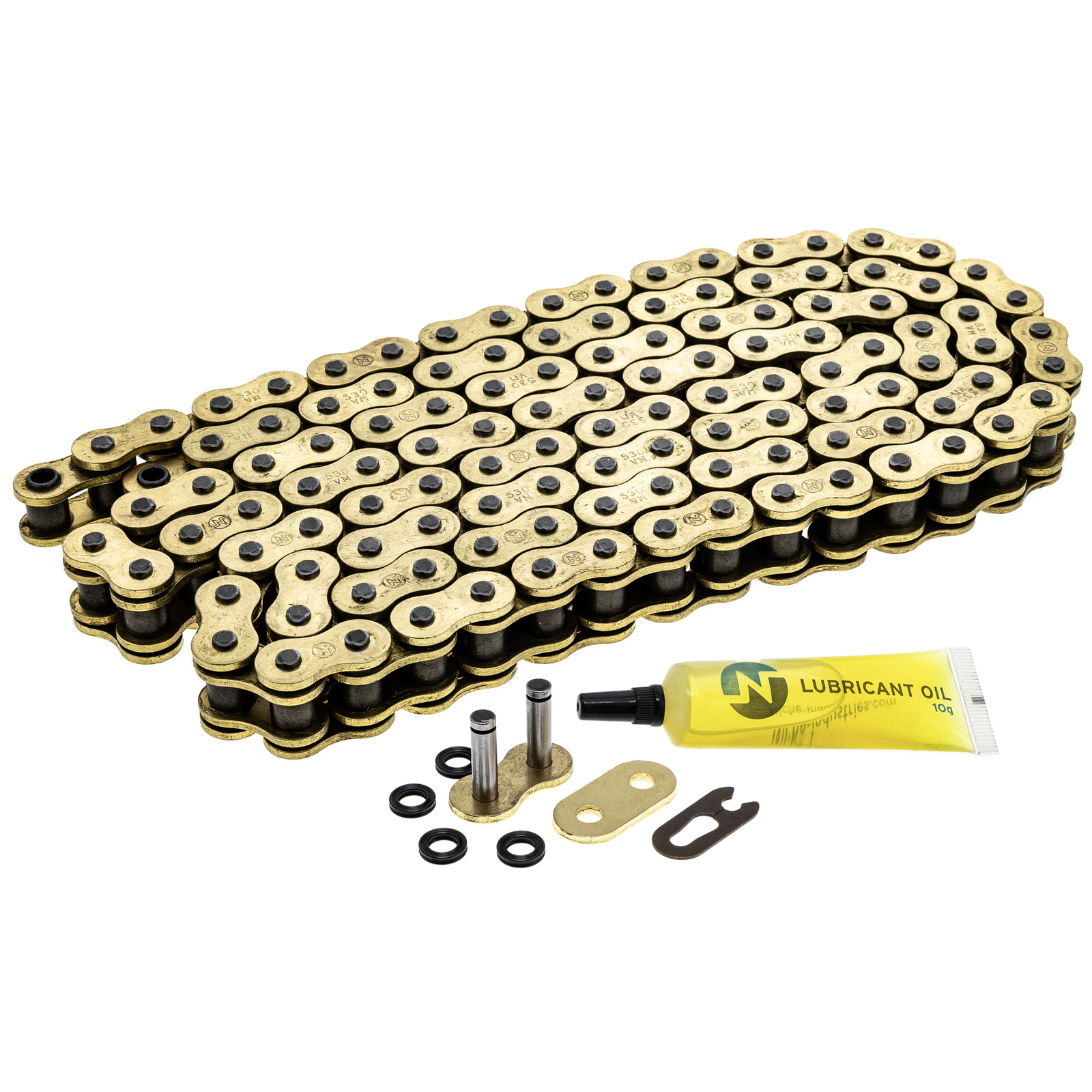 NICHE Gold 530 X-Ring Chain 120 Links With Connecting Master Link Motorcycle