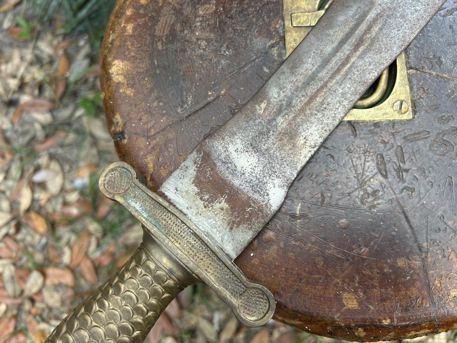 Civil War Sword Foot Artillery Short Sword Gladius 1800s Eagle Crown Scales 26”