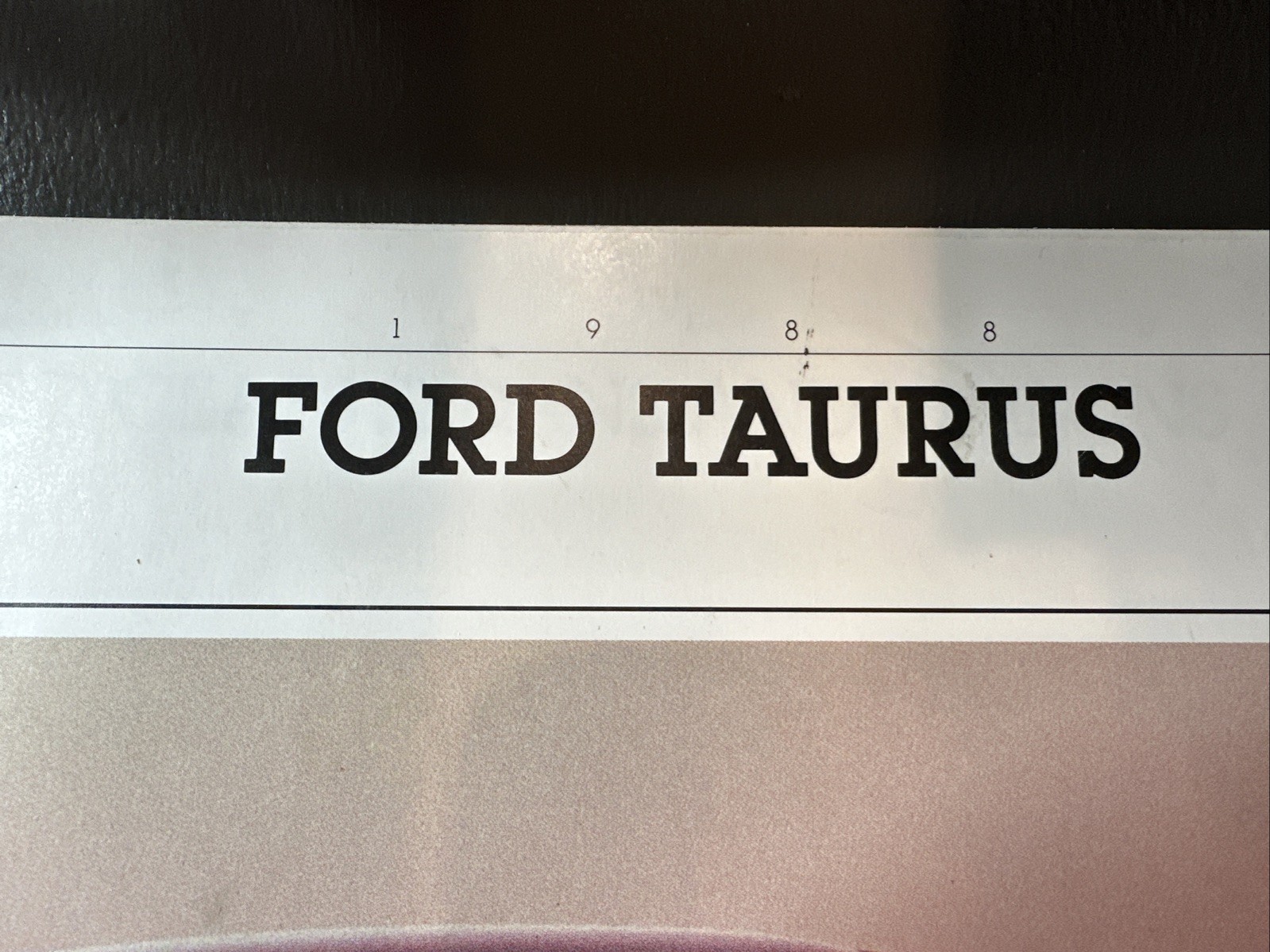 1986 Ford Taurus Dealer Showroom Sales Brochure ~ 28 Pages