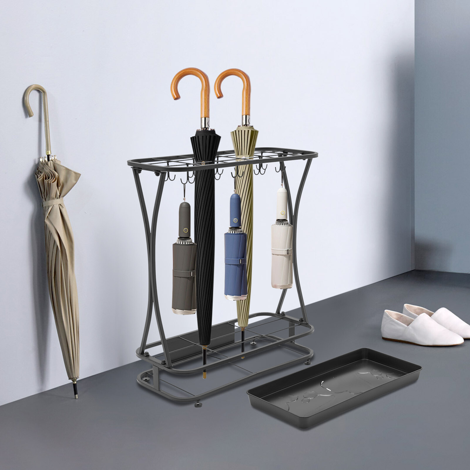 Umbrella Holder Stand Umbrella Rack Organizer Free Standing Umbrella Organizer