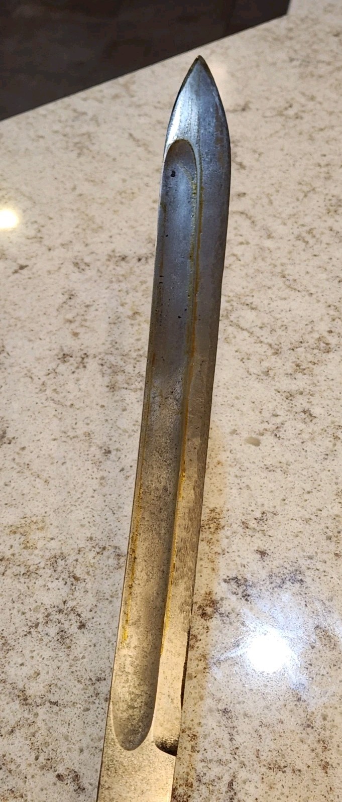 Original WWI German Butcher Blade Bayonet With Sheath (A-G Duisburg)