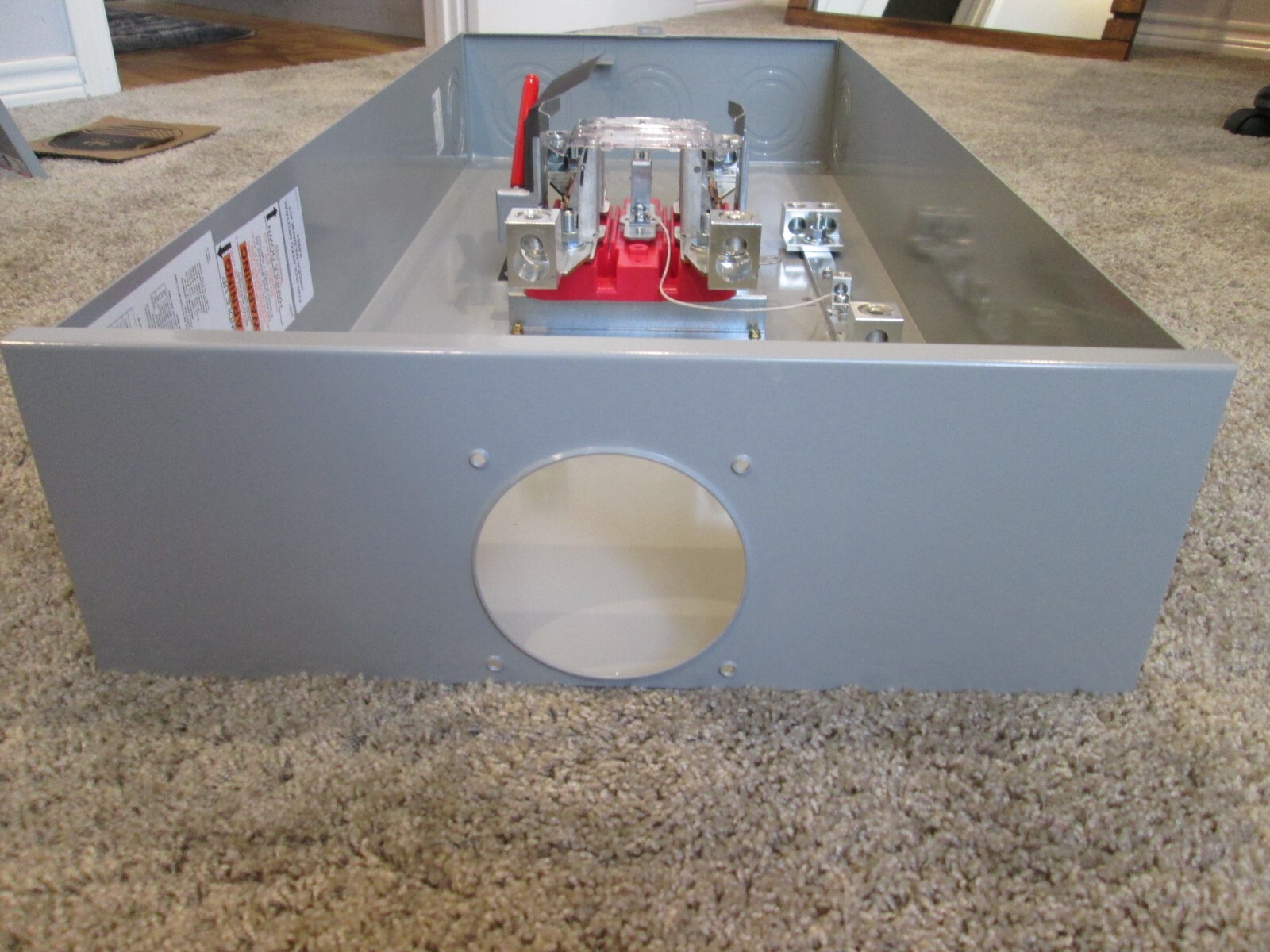 MILBANK meter socket 320 amp - Single Phase - 5T BYPS (U4362-R-K3-K2-BLG-AEPU)