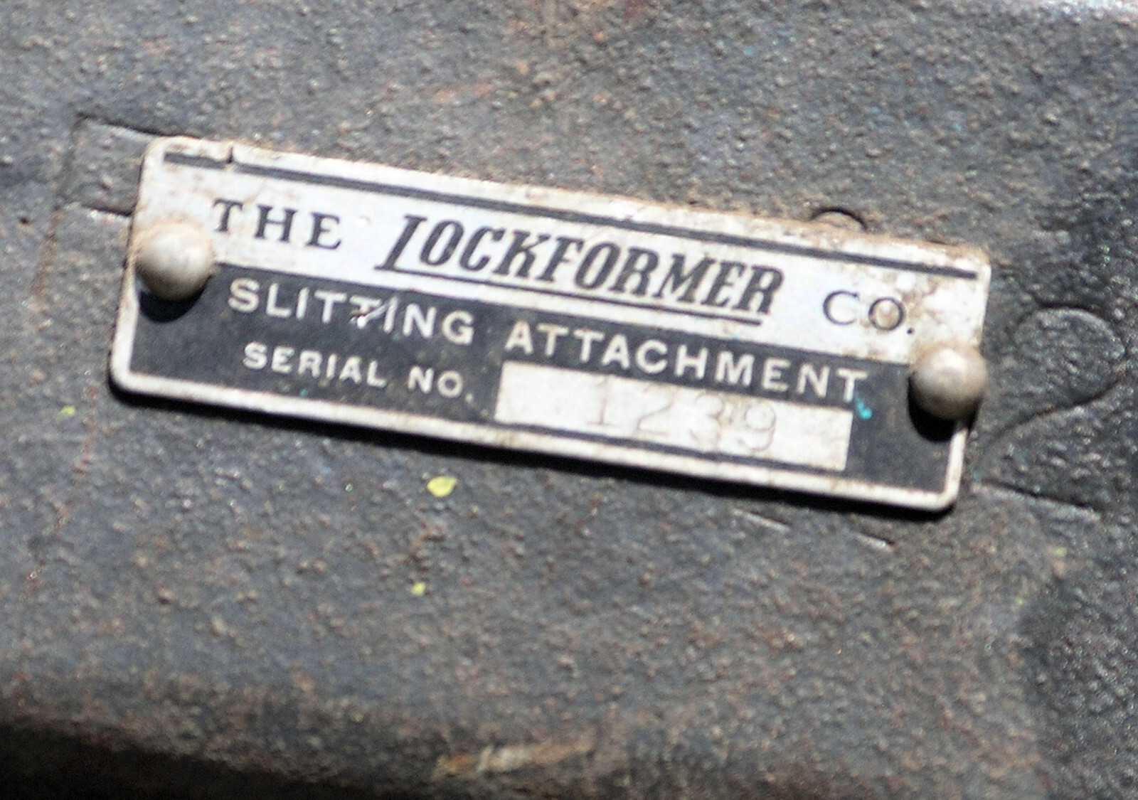 Lockformer 20 Pittsburg Lock Roller machine with Slitting Attachment - 1 Owner