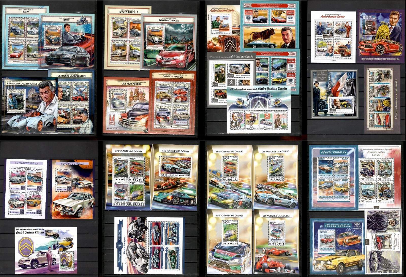 CARS / AUTOMOBILES [Pt.3] Collection 53 s/s Michel CV 624.50€ MNH #CNA423