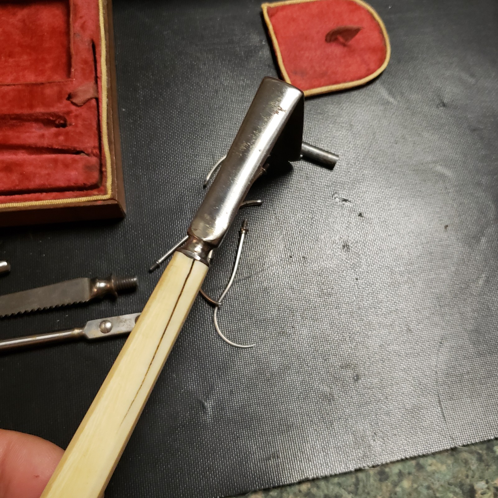 CIVIL WAR SURGICAL KIT ROSE & SELLERS NEW YORK 1822 to 1845 SURGEON INSTRUMENTS