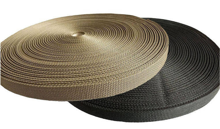 YKK Polypropylene Webbing Lightweight 3/4 Inch or 1 Inch Wide by 10, 25, 50 Yds