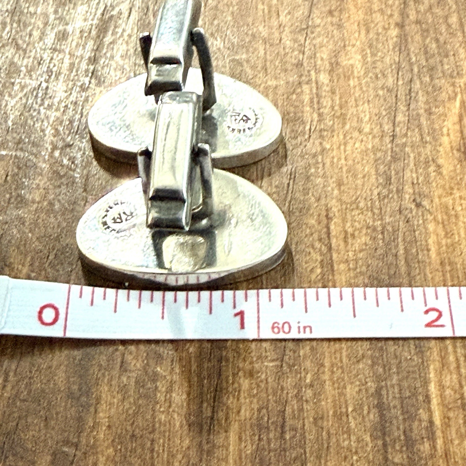 Vintage Mexican Sterling Bow Hunter Cufflinks 925