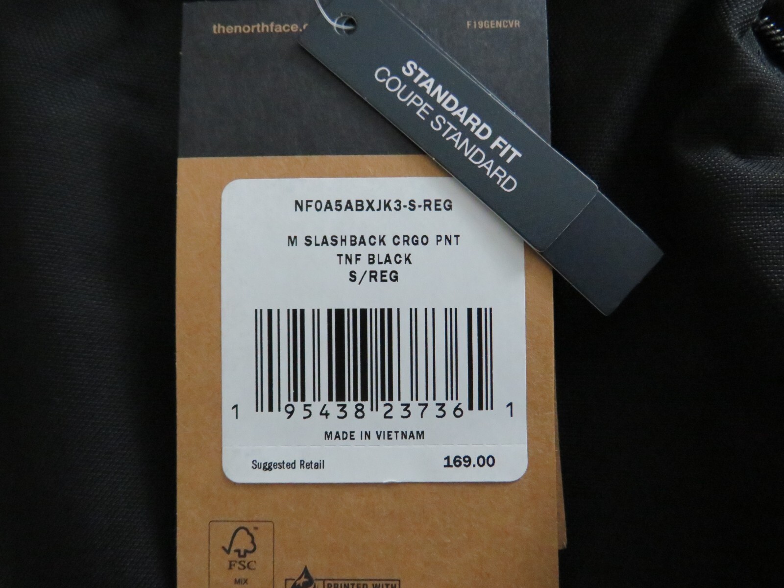 Mens The North Face Slashback Cargo Ski Board Shell Waterproof Snow Pants Black