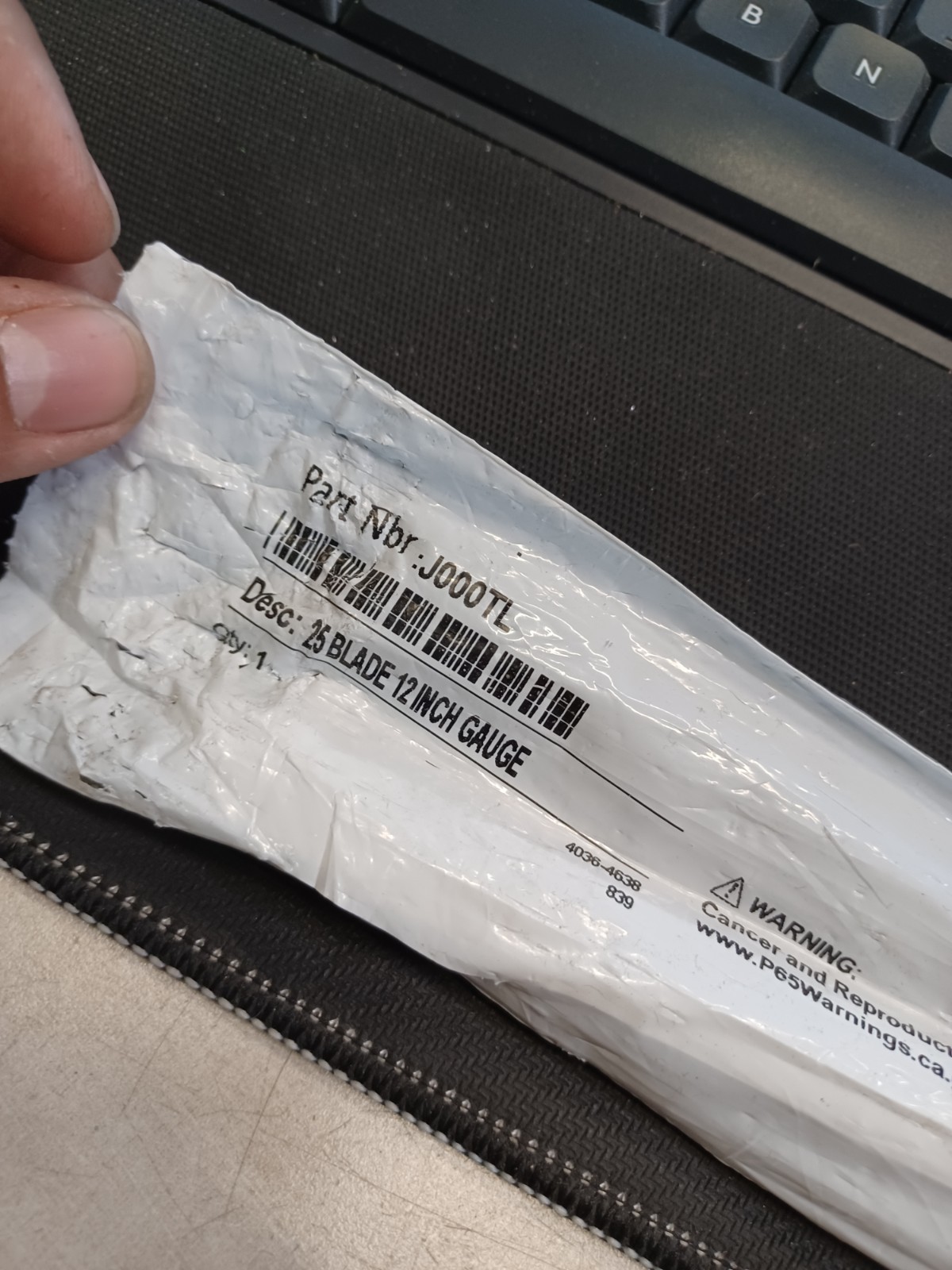 Proto 1/2" x 12" 25 Blade Long Feeler Gauge Set with Steel Blade Holder J000TL