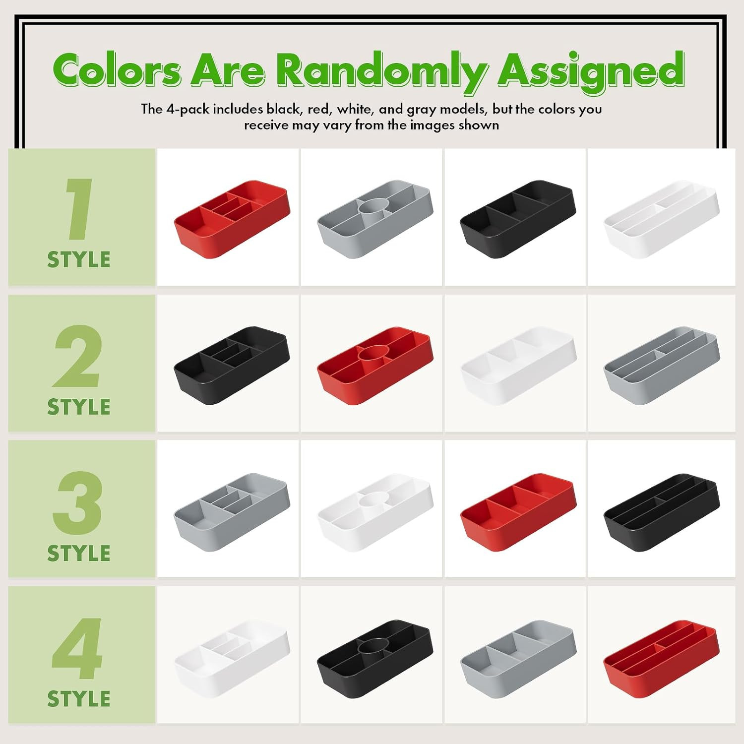 4-Pack Tin Organizer Inserts for Altoids 1.76oz – Dividers for Travel, Pills & M