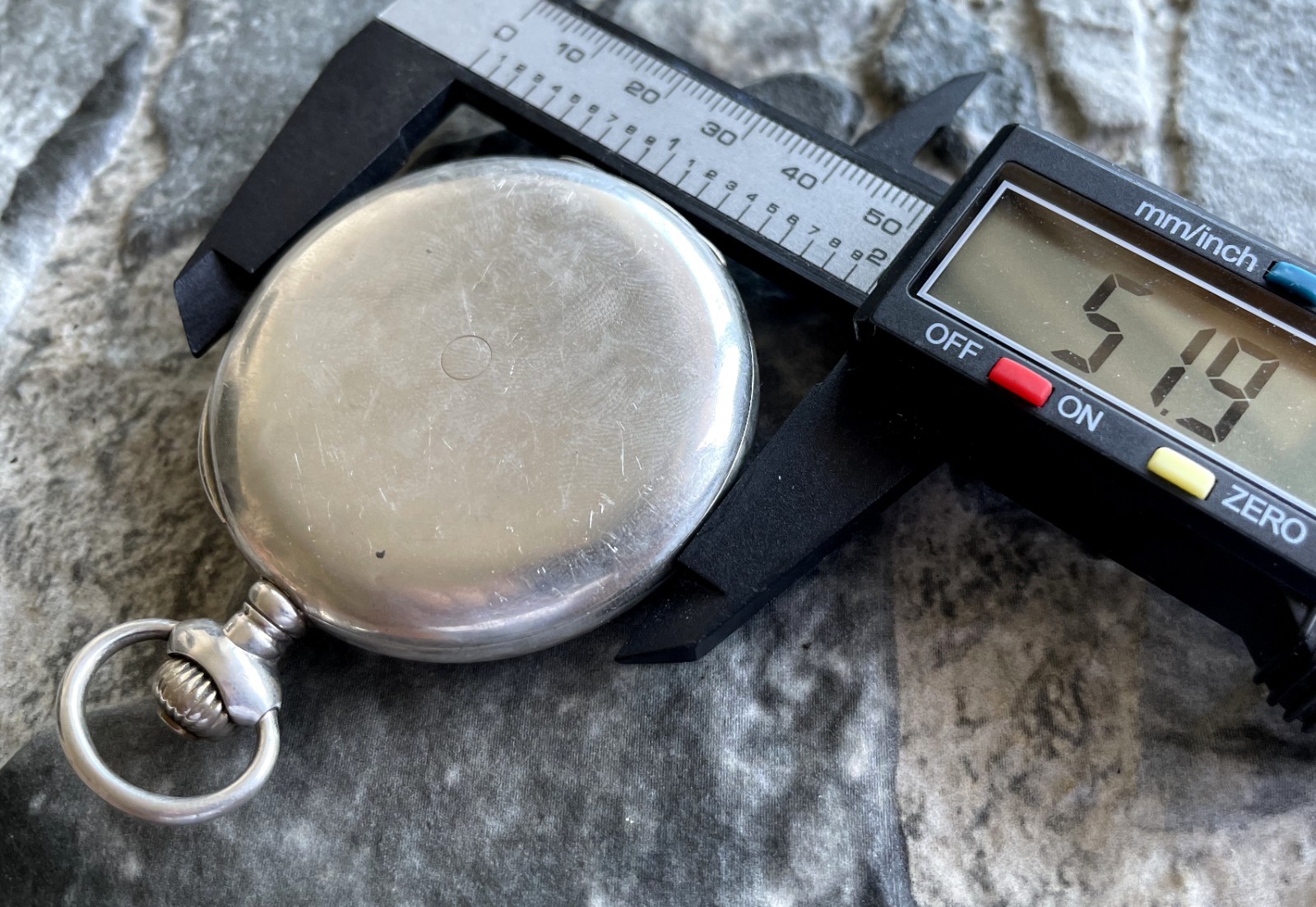 ✩ Antique ZENITH [ Silver 84 / 0.875 ] old pocket watch