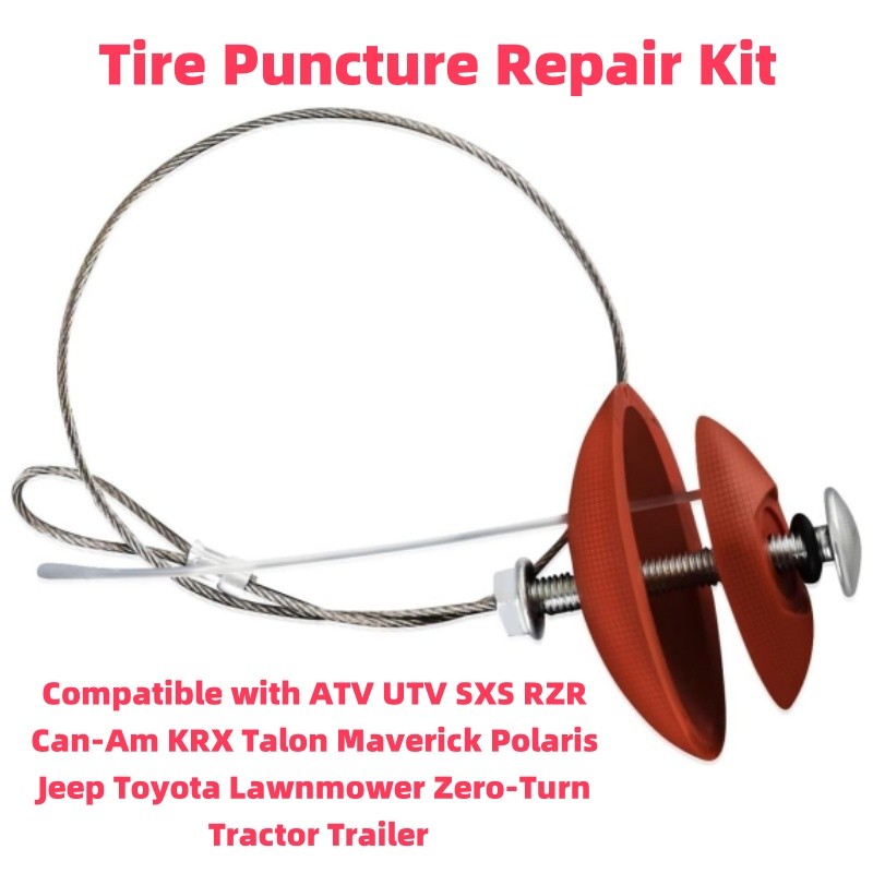 Slug Tire Repair Kit For ATV UTV SXS Tractor RZR KRX Talon Maverick Polaris New