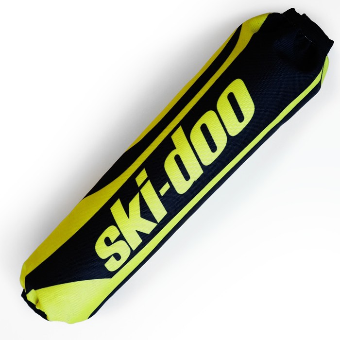 Ski-Doo Yellow & Black Bombardier Shock Protector Covers Snowmobile (Set 2) NEW