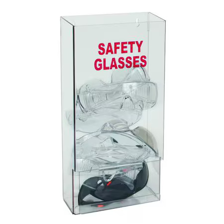 Protective Eyewear Dispenser, Stack Tower, 25 Pairs, Petg, 15 3/4 In H X 8 In W