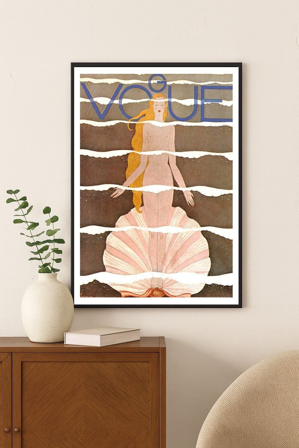 🌊 Vogue Vintage Art Poster - 24x36” CLASSIC PRINT!🤯