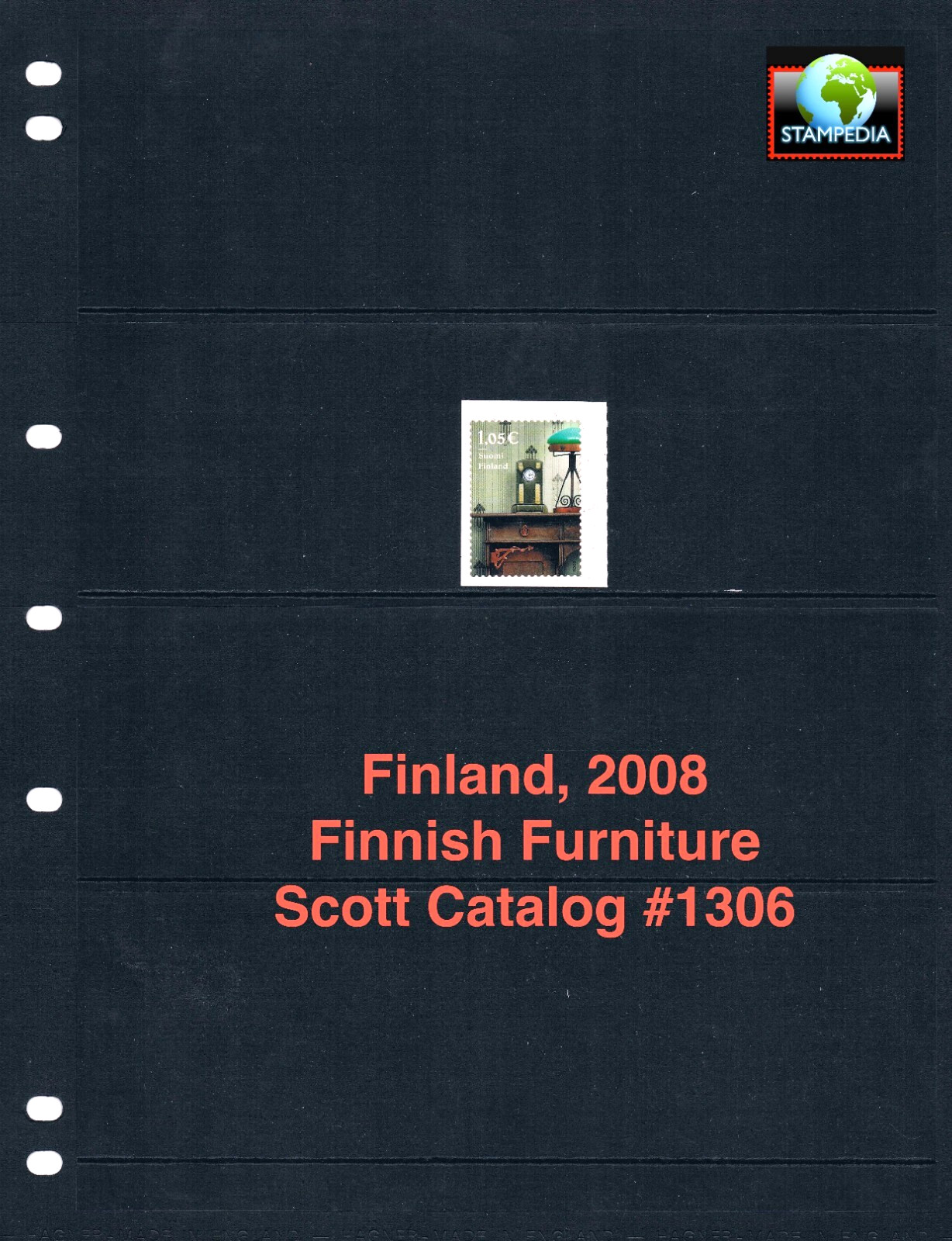 $2.25 Scott Value - 2017 FINLAND Furniture Scandinavian Design CV MNH NH UMM