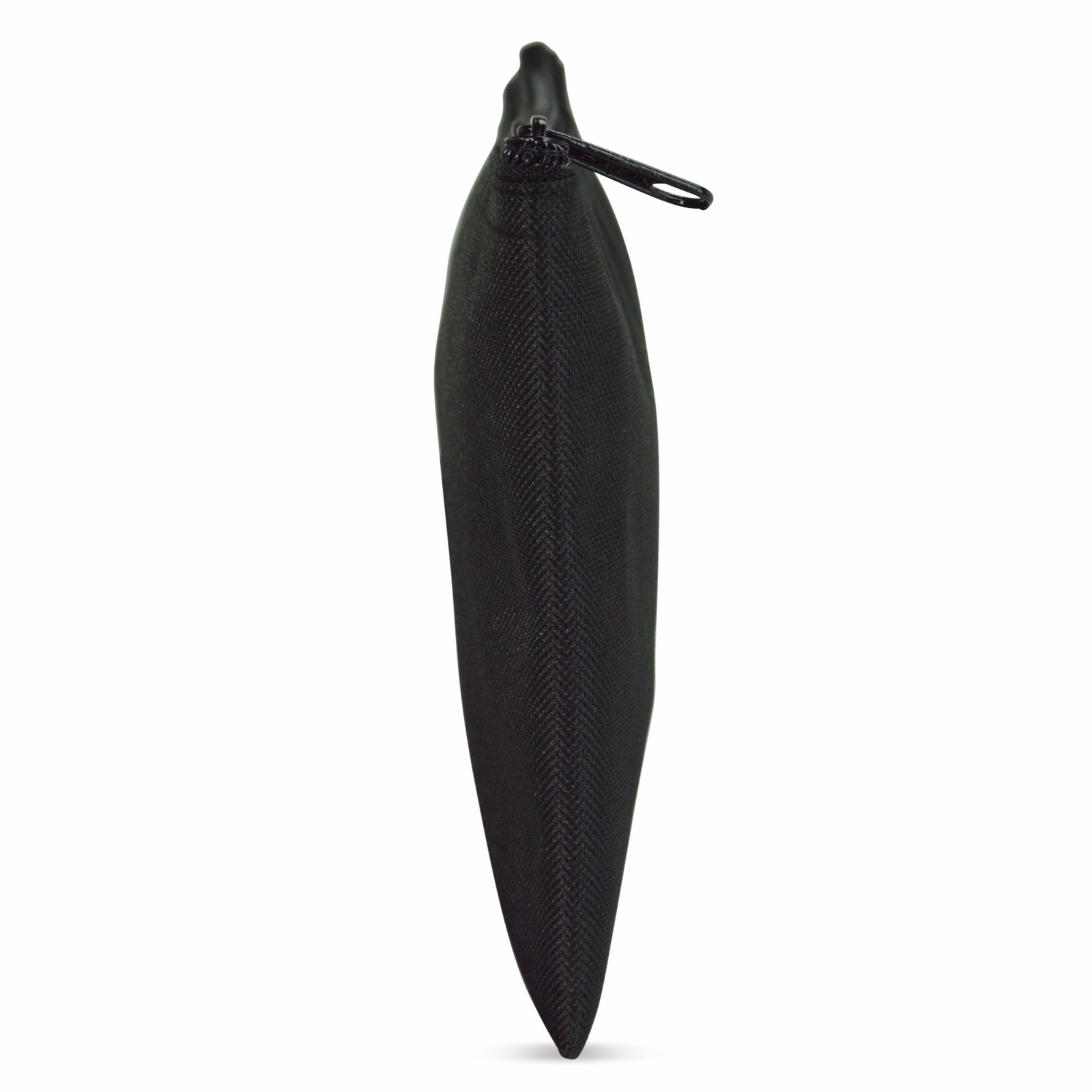 DALIX Zipper Money Bank Bag Pencil Pouch Makeup Travel Accessories Black 2 PACK