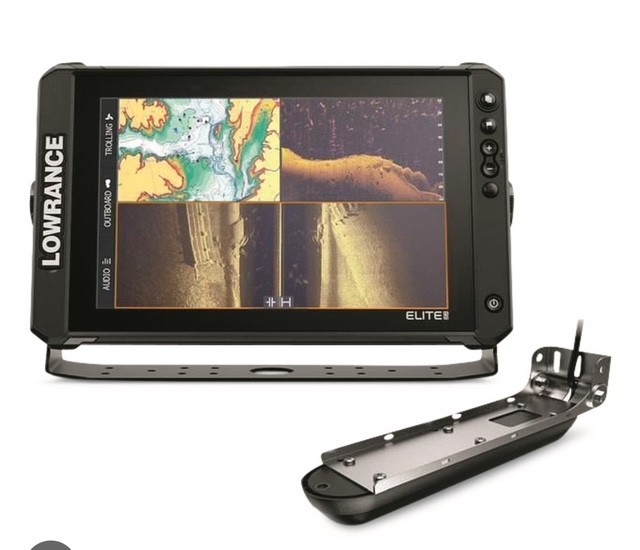 Lowrance Elite FS 10 Fishfinder Chartplotter Active Imaging 3 in 1 Transducer