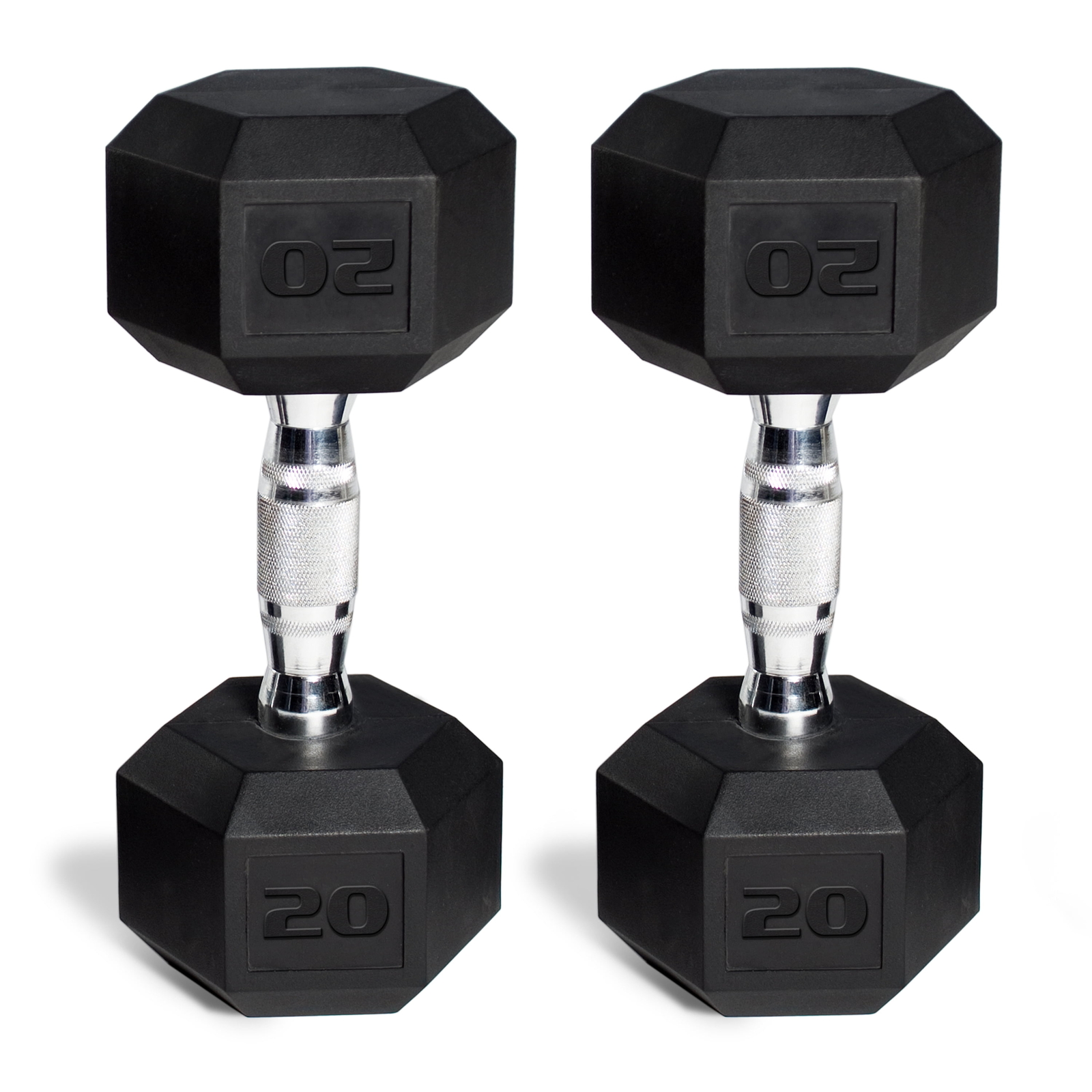 CAP 150lb-550lb Rubber Hex Dumbbell Complete Set Commercial Home Gym Weights