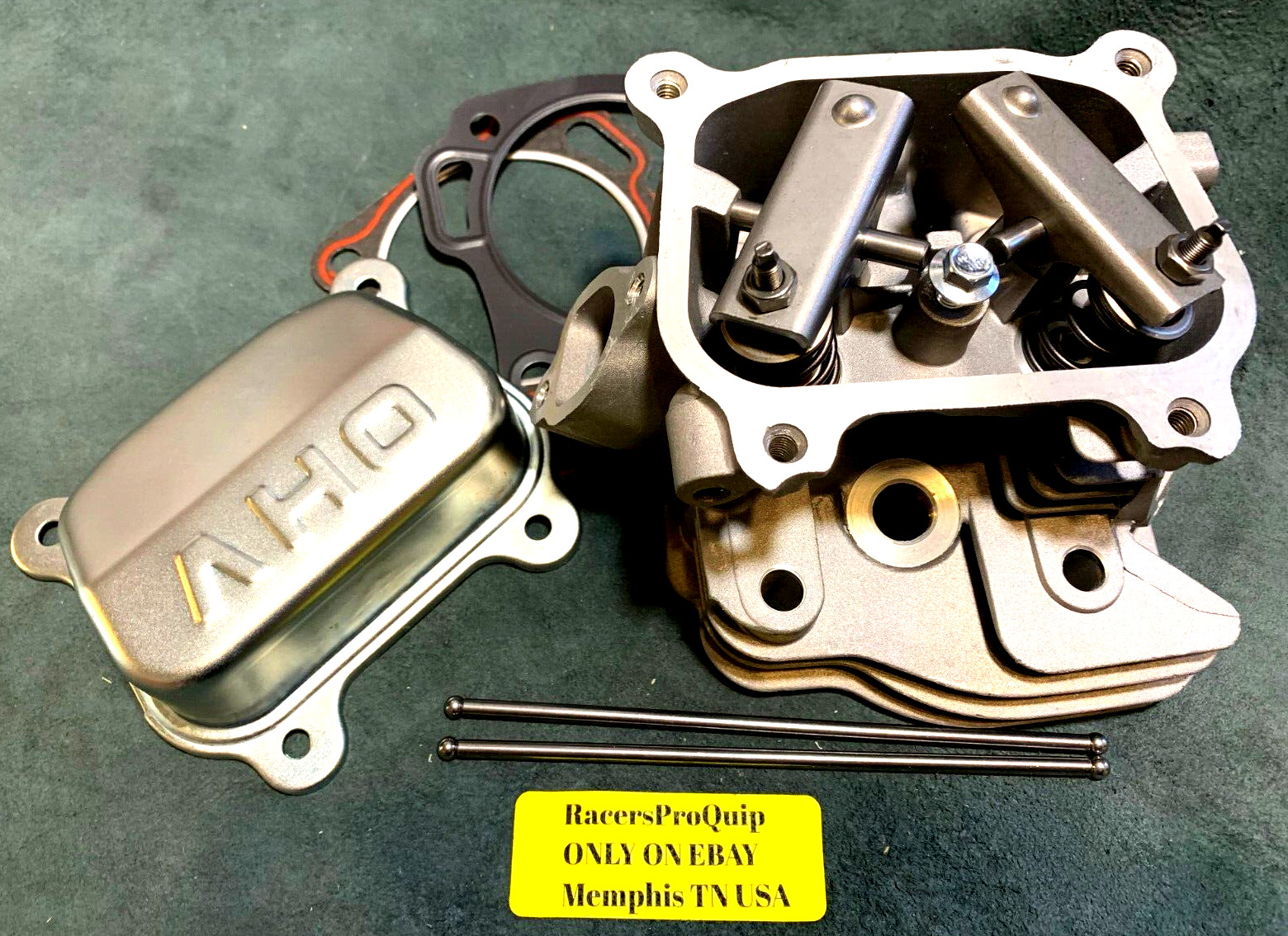 OUTLAW HEMI HEAD 20 degree Kart Mini RACING High Compression Bolt on Ready USA