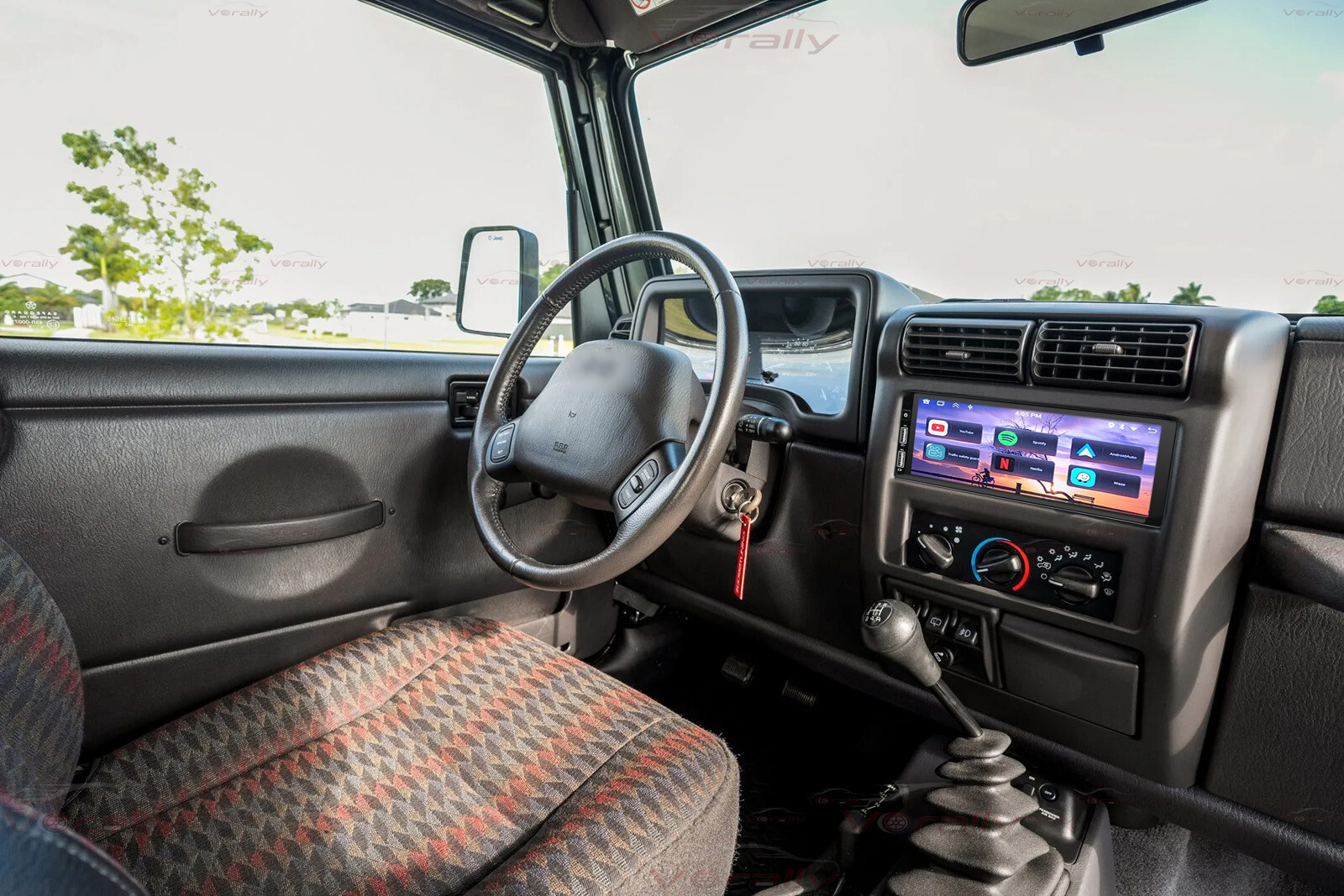 For Jeep Wrangler 1997-2002 Jeep TJ Apple Carplay Stereo Radio Android Nav Play