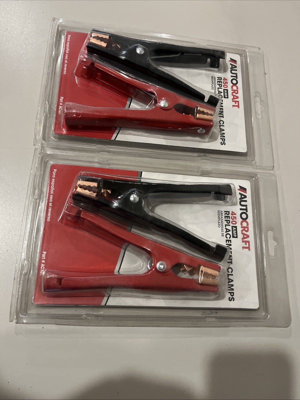 450Amp Battery Booster Cable Parrot Clamps: Heavy-Duty Jumper Replacement Tool