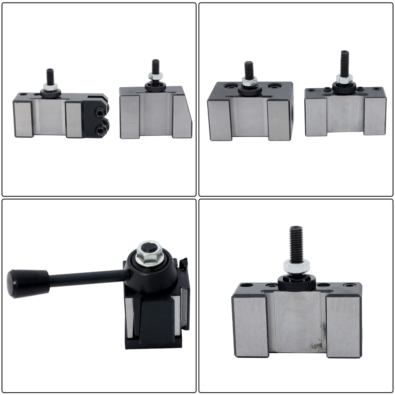 OXA 250-000 Quick Change Tool Post Holder Set Mini Lathe Up to 8" 8Pcs