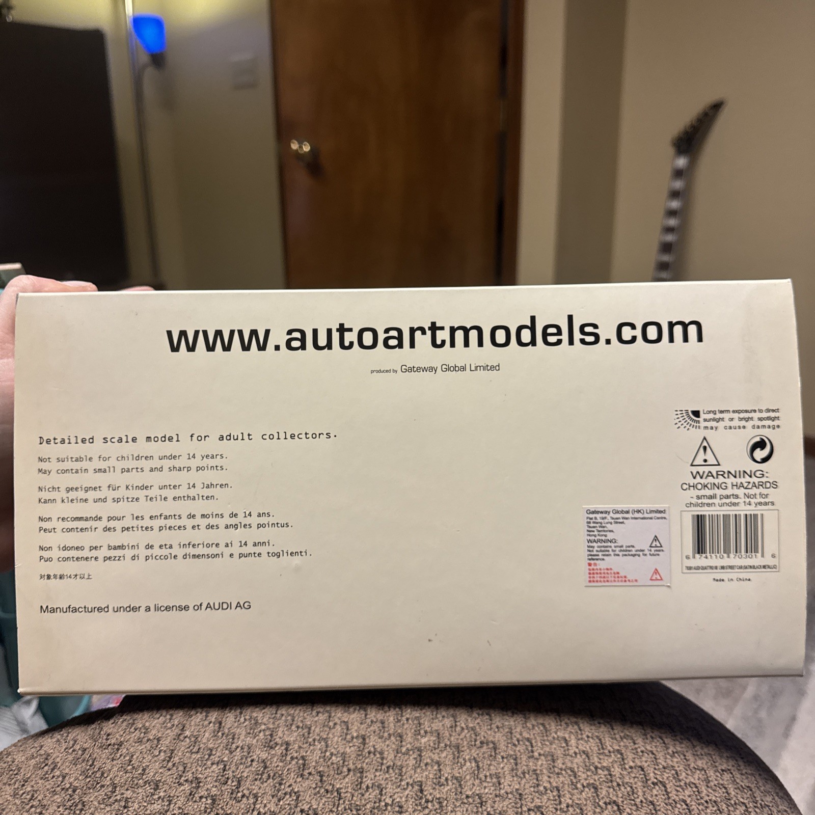 Autoart Millennium 1988 Audi Quattro 1/18 Black