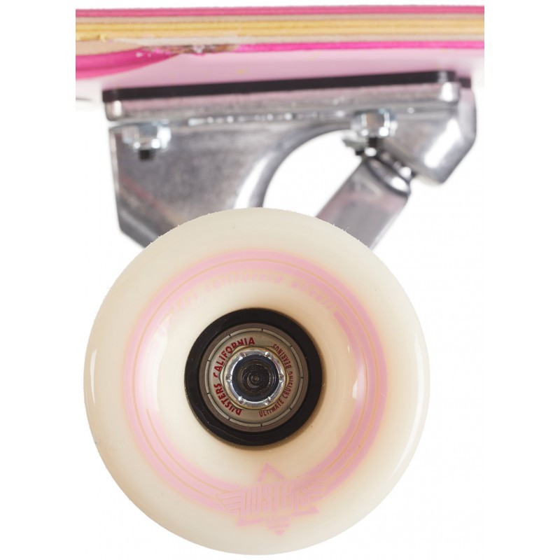Dusters Culture Pink/Yellow 8.5" x 33.0" Longboard Cruiser Skateboard Complete