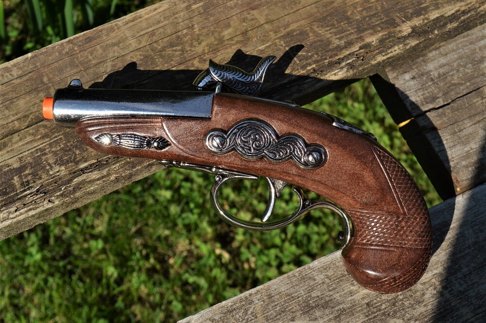 1862 Baby Philadelphia Derringer - Civil War Lincoln Assassination Denix Replica