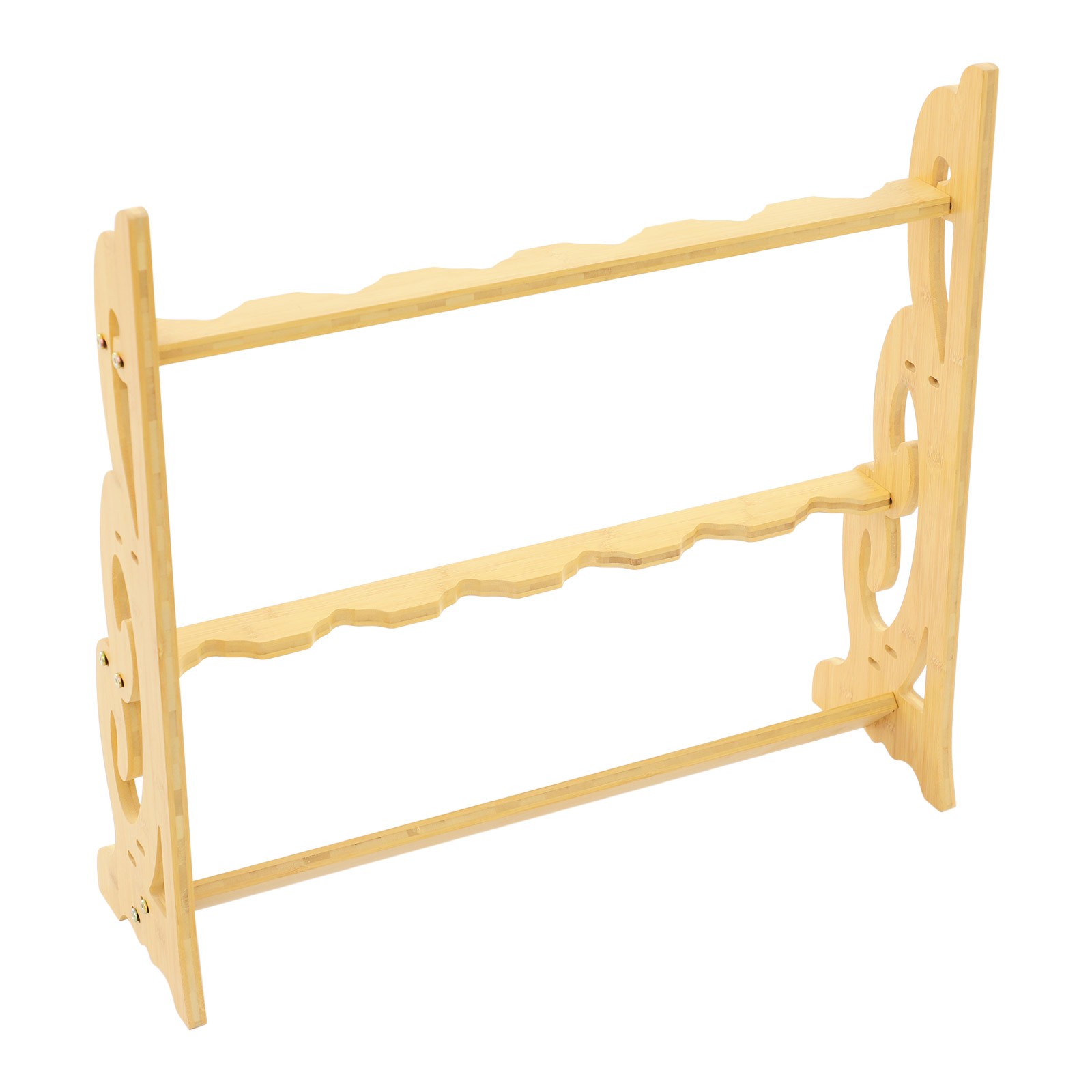 Sword Display Stand, Adjustable Large Sword Holder, 6 Hole Vertical Sword Rack