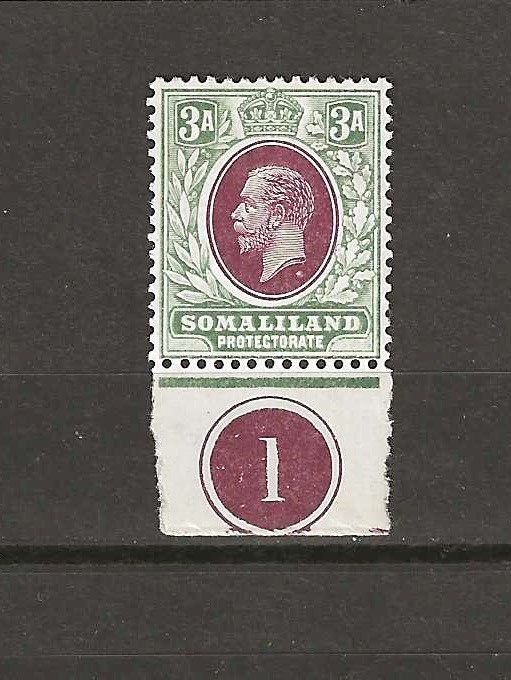SOMALILAND 1912/19 SG 64w MNH