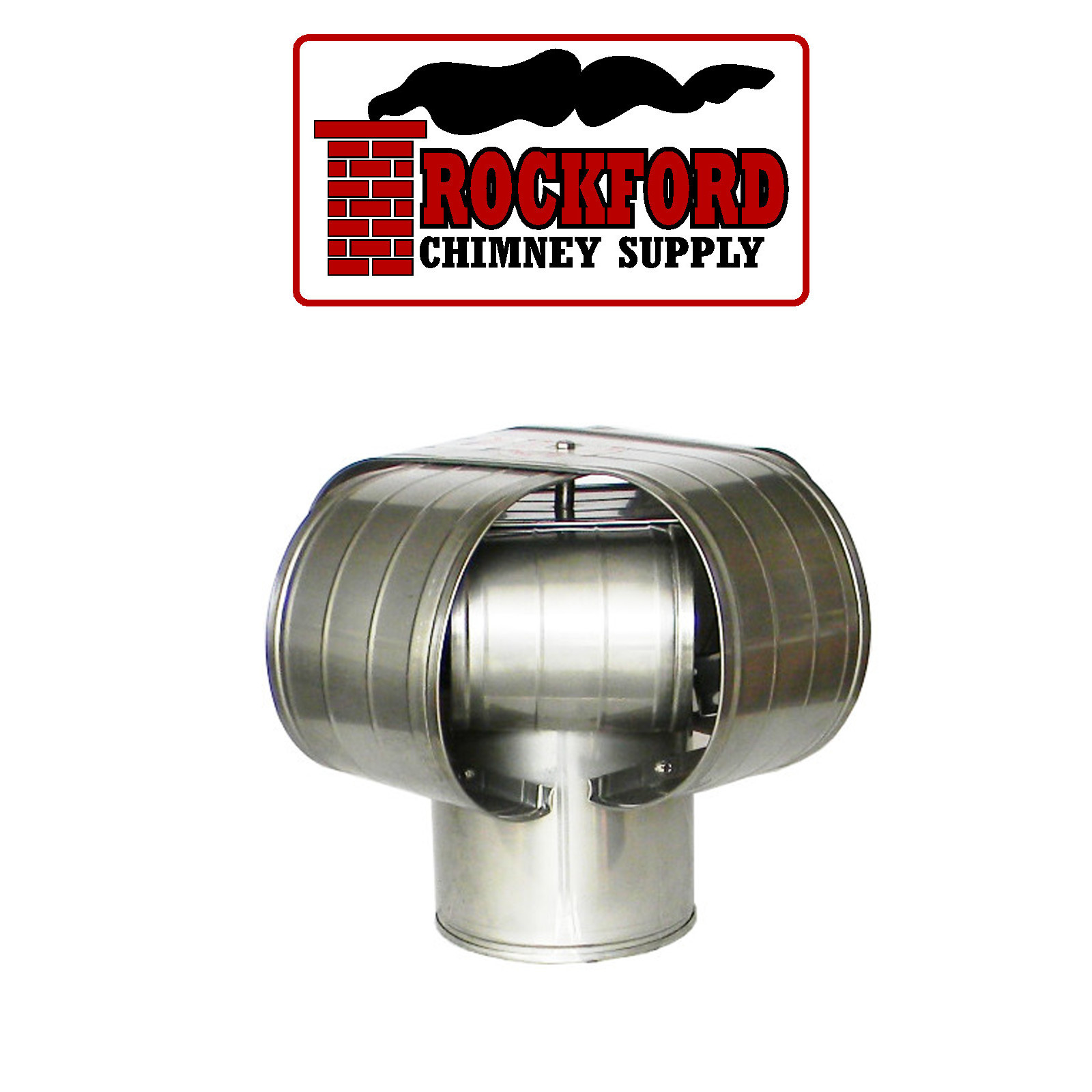 Vacu-Stack Stainless Steel Chimney Cap for Solid Pack Chimney Pipe