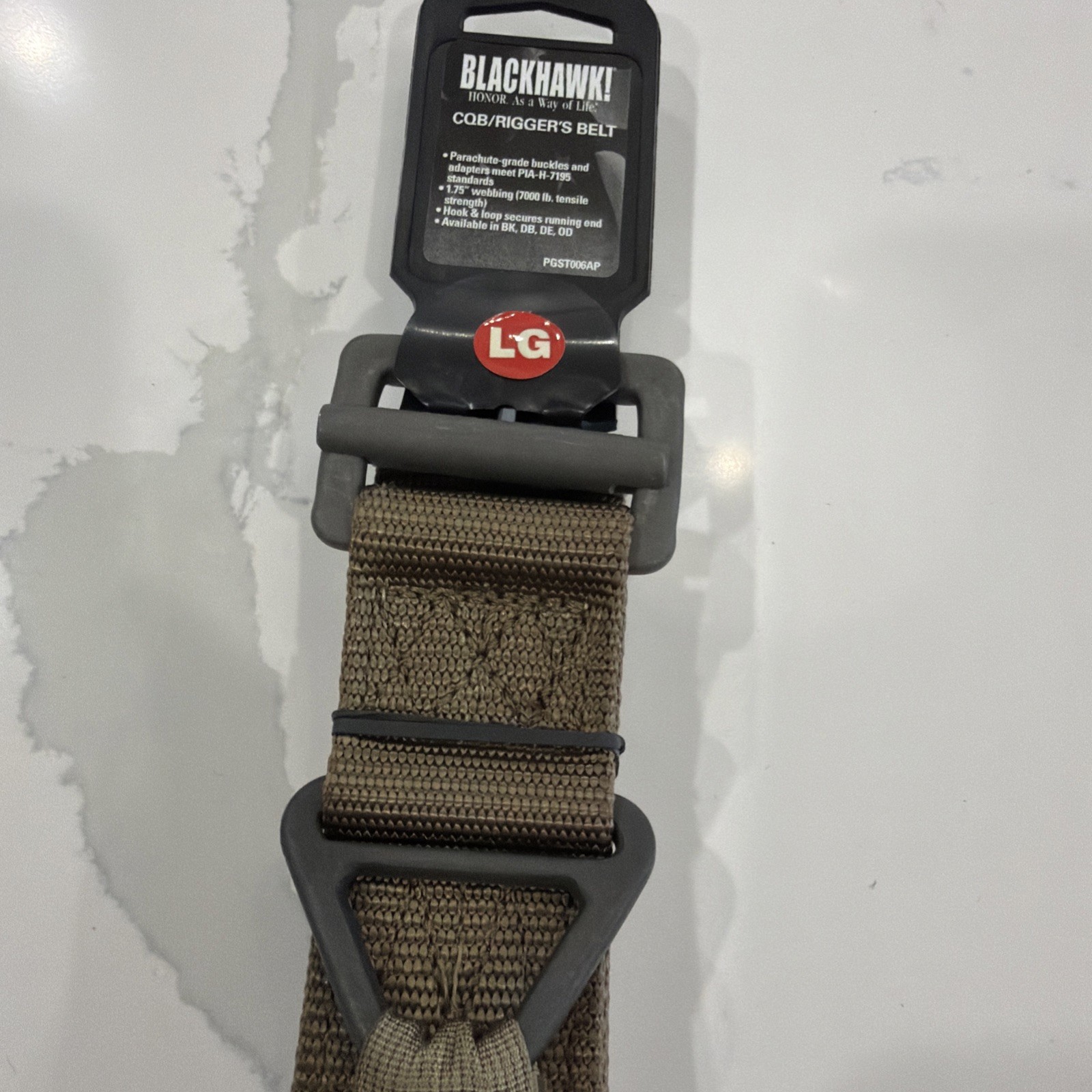 Blackhawk CQB Rescue Rigger Belt Large - Coyote Tan #41CQ02499