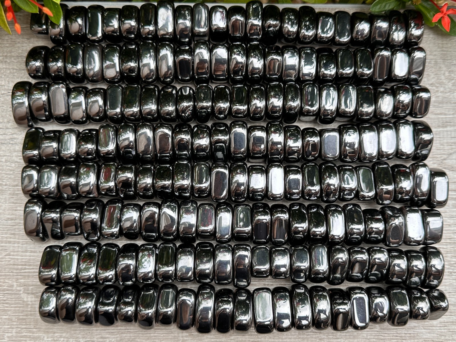 Fridge Magnets - Polished Magnetic Hematite,Strong and Heavy Duty for Whiteboard