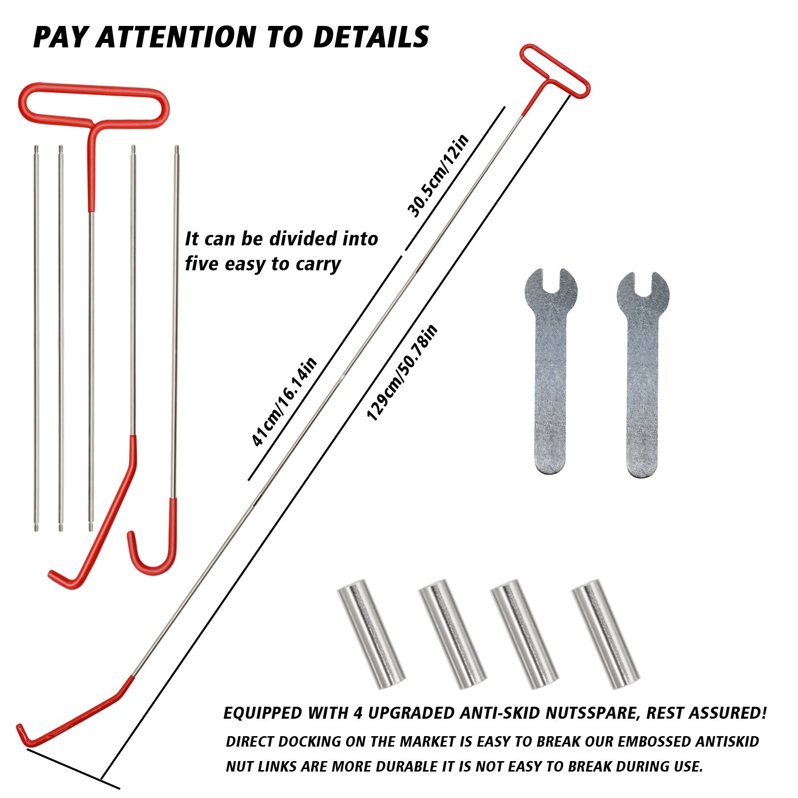 Kit Para Abrir Puerta De Auto Carro, Completo 27 Pc Profesional Long Reach Tools