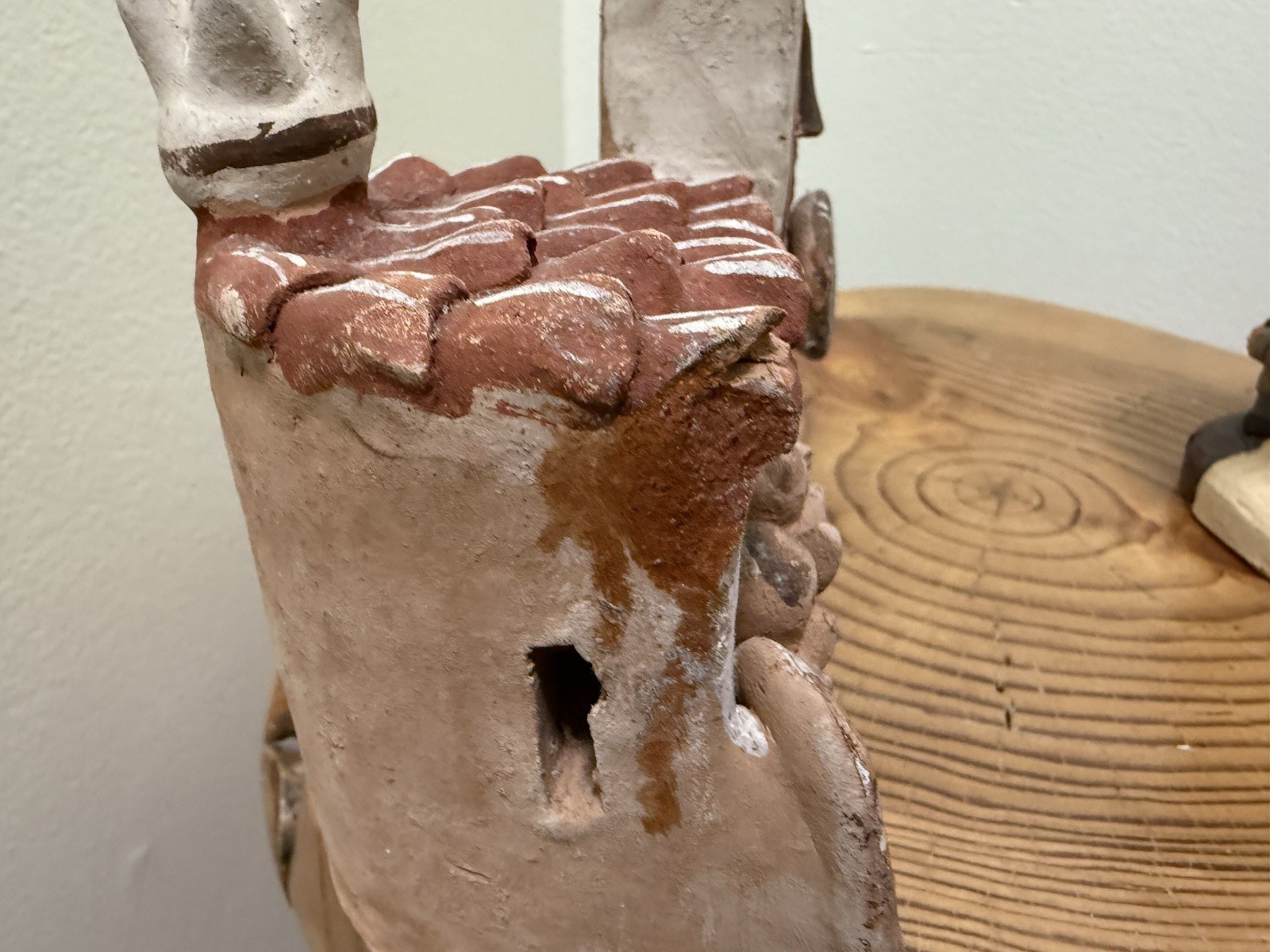 Set of 3 Large Handcrafted Peruvian Clay Pueblo Houses – Folk Art Village