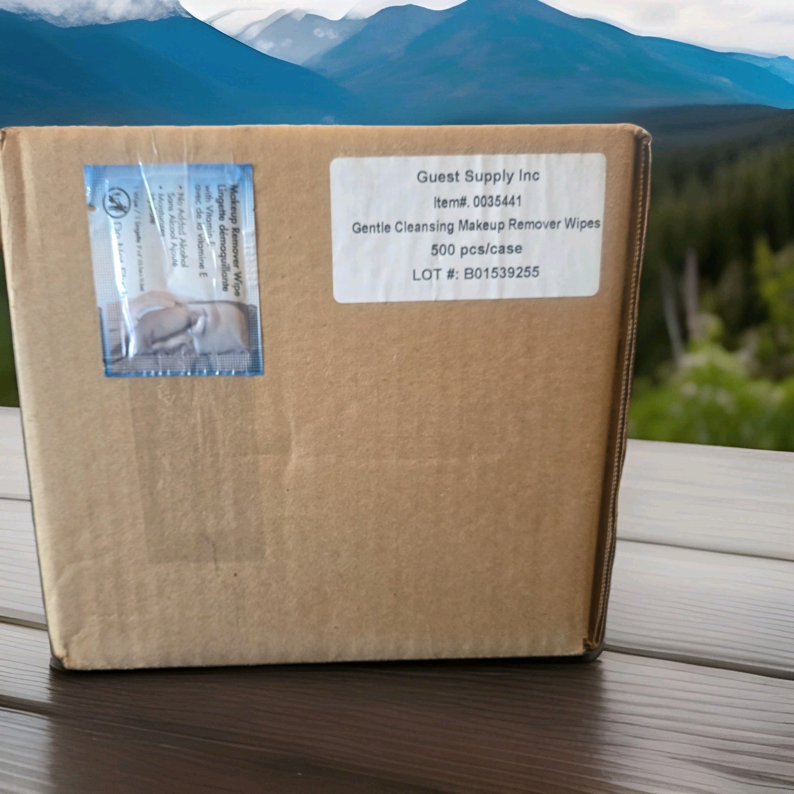 Diamond Gentle Cleansing Makeup Remover Wipes Travel Size 500 count case