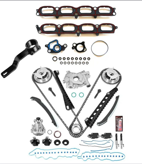 Engine Timing Chain Kit Cam Phaser Repair Kit For Ford Expedition F-150 5.4L 3V