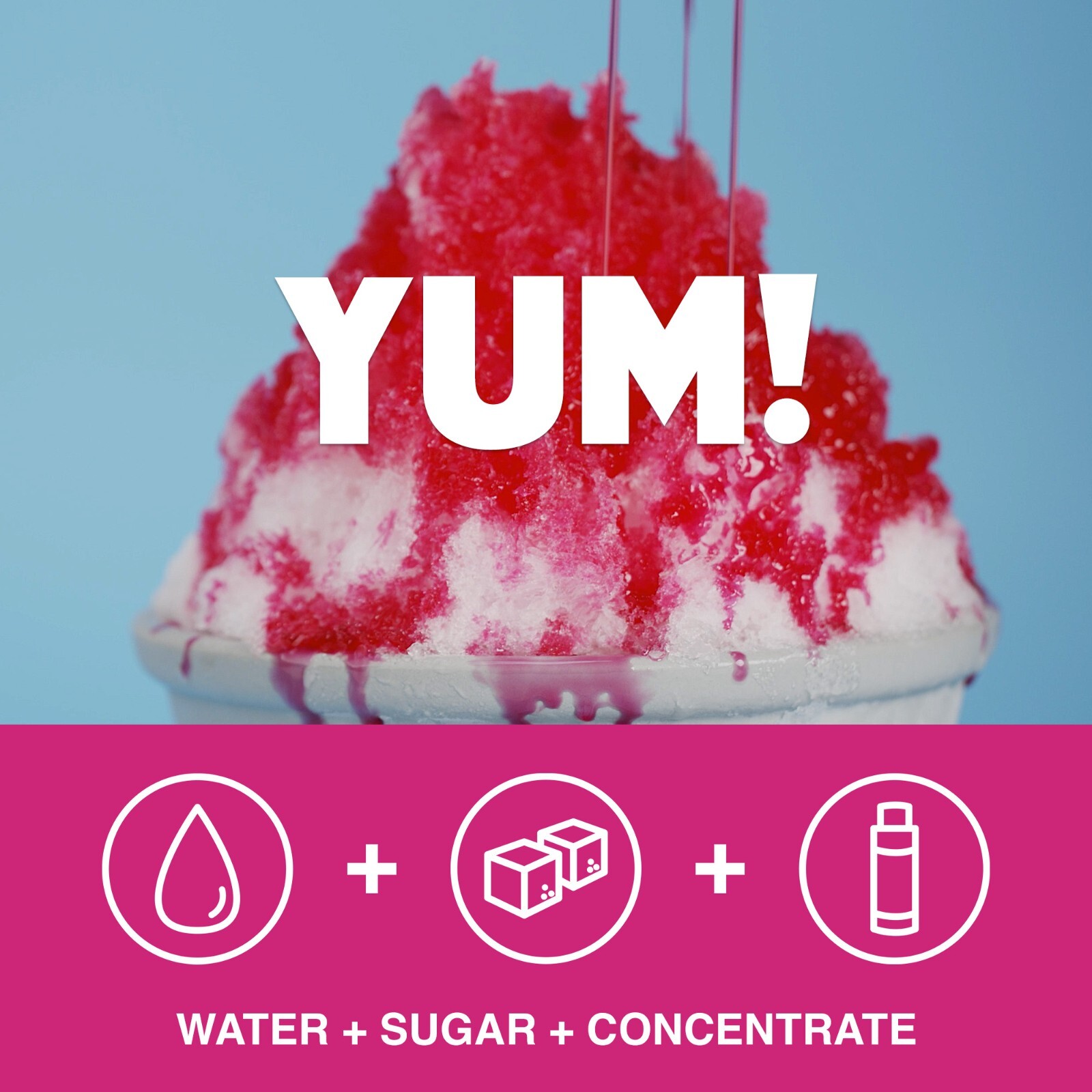 Hypothermias 🍒 CHERRY Flavor Syrup 🍧 Snow Cone machine Concentrate UNSWEETENED