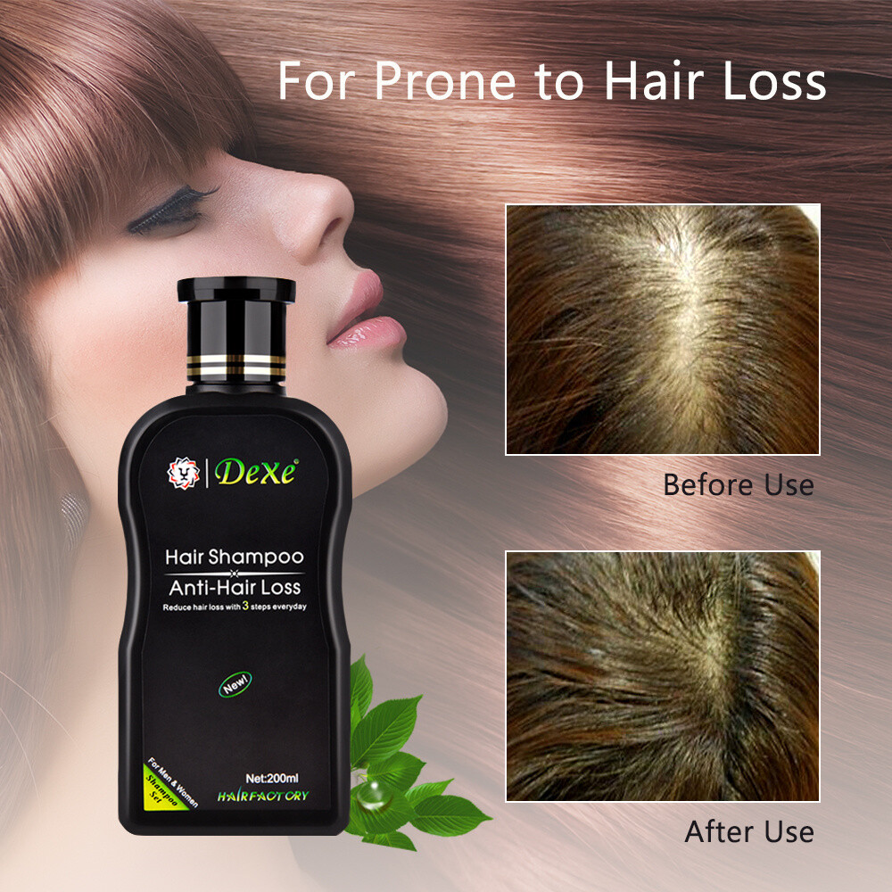 100% Pure Herbal Hair Growth Oil Shampoo Anti hair Loss Hair Regrowth Treatment