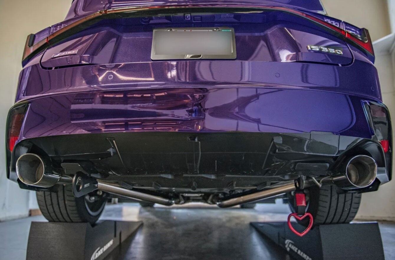 2.5" Axle Back Dual Exit Exhaust for 2021+ Lexus IS300 IS350 304ss Direct Fit US