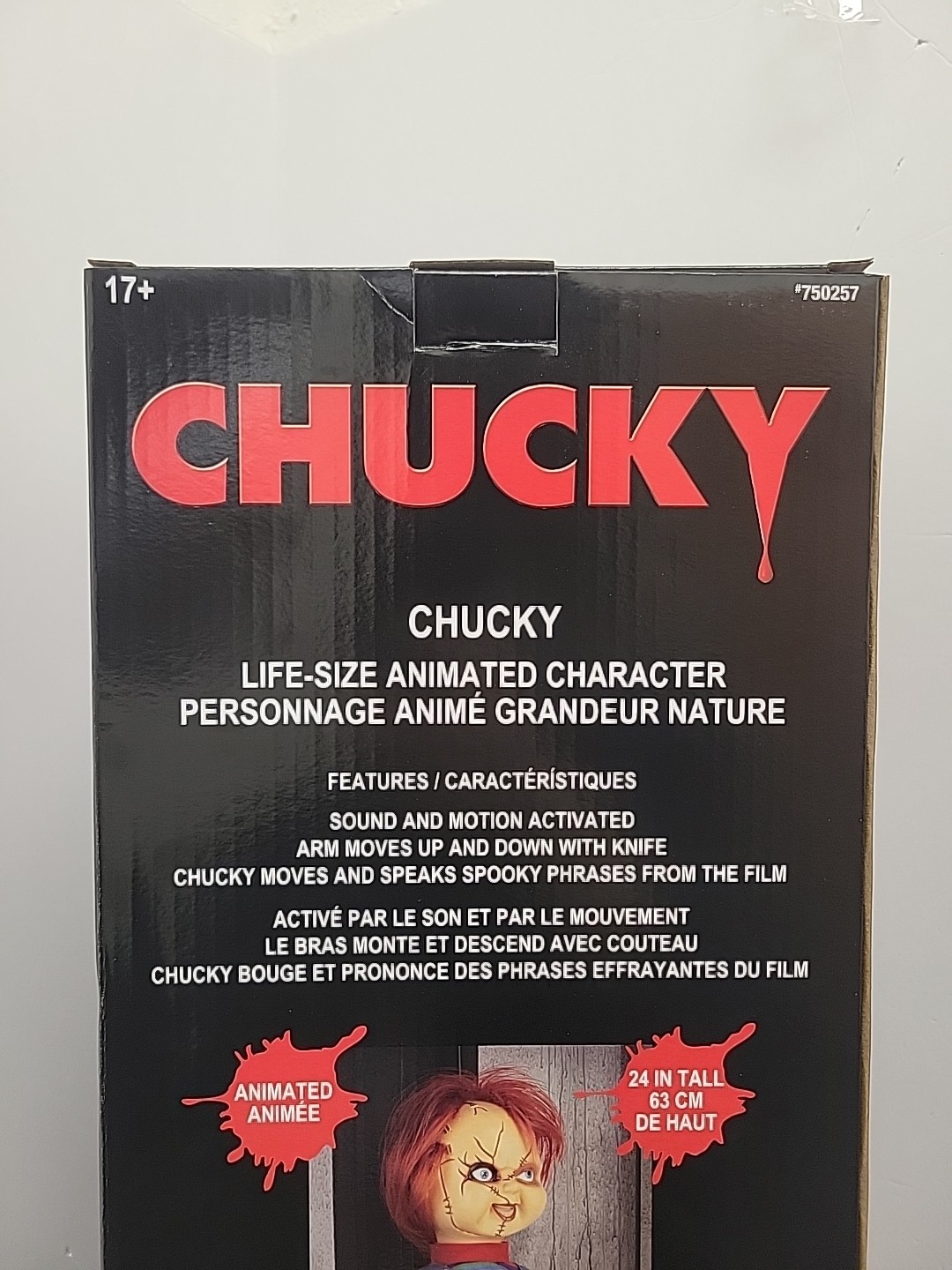 Child's Play Chucky 24" Animated Character w/ Box