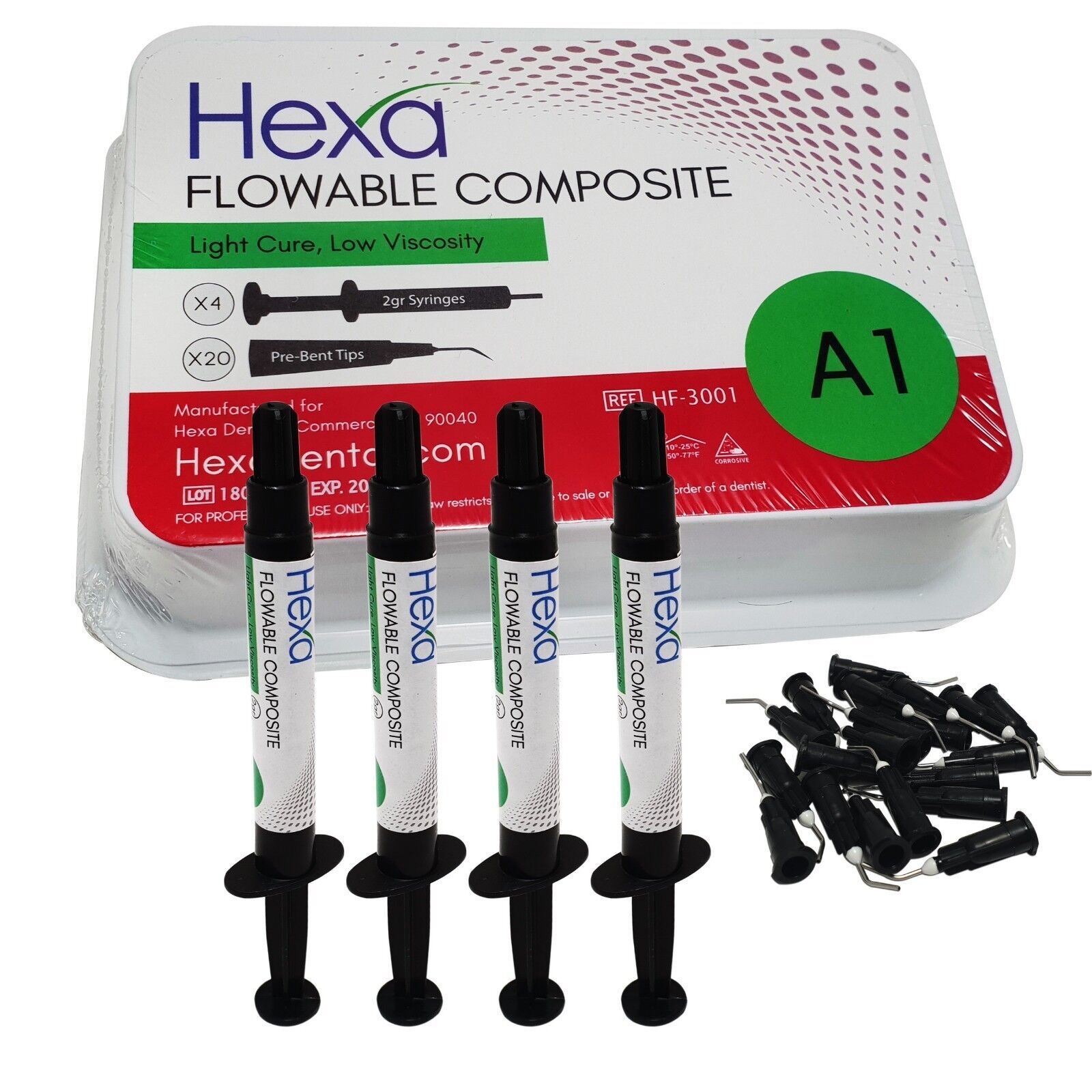 Premium Dental Flowable Composite Light Cure, Low Viscosity Resin Teeth Glue